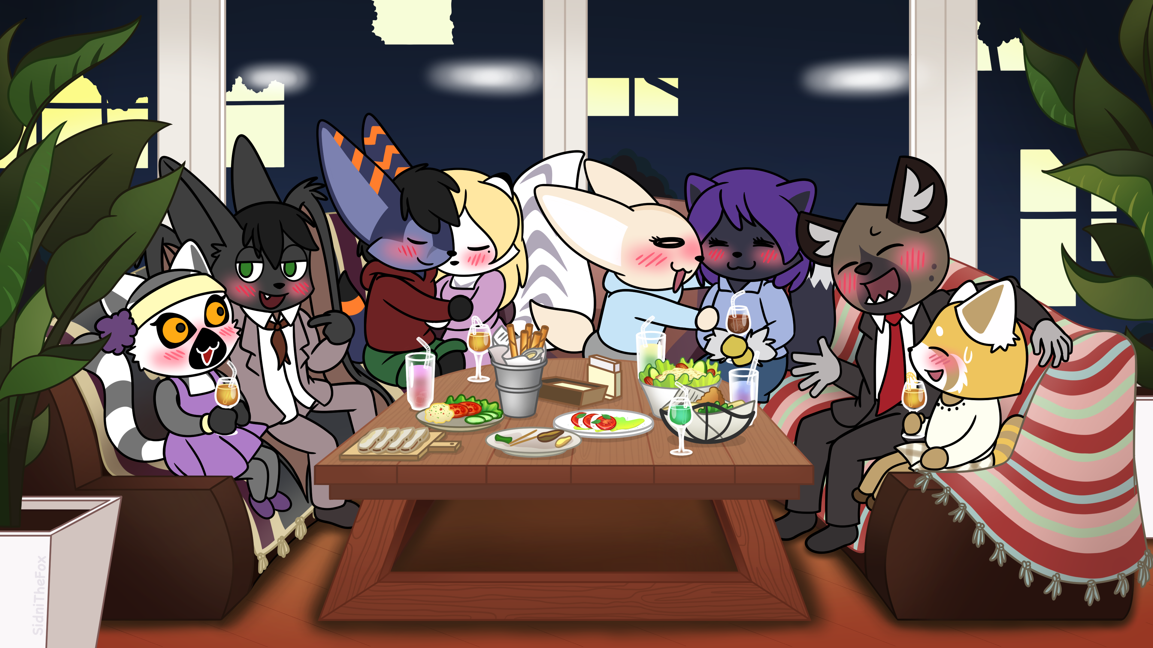 commission Aggretsuko Style Bar Wallpaper Thing All