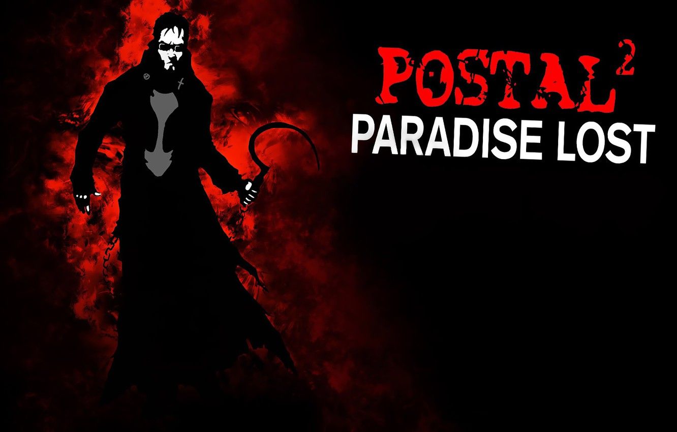 Wallpaper background, the darkness, glasses, cloak, hammer, POSTAL 2: Paradise Lost, Dude, Postal 2: Paradise Lost, Dude image for desktop, section игры