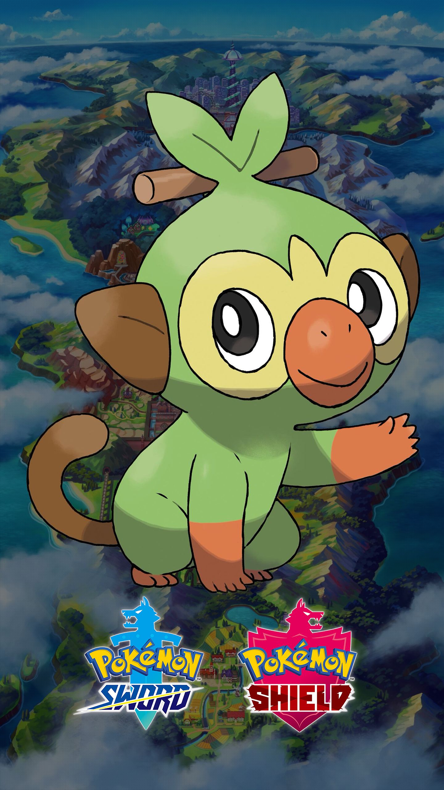 Free download Pokemon Sword and Shield Grookey Wallpaper Cat