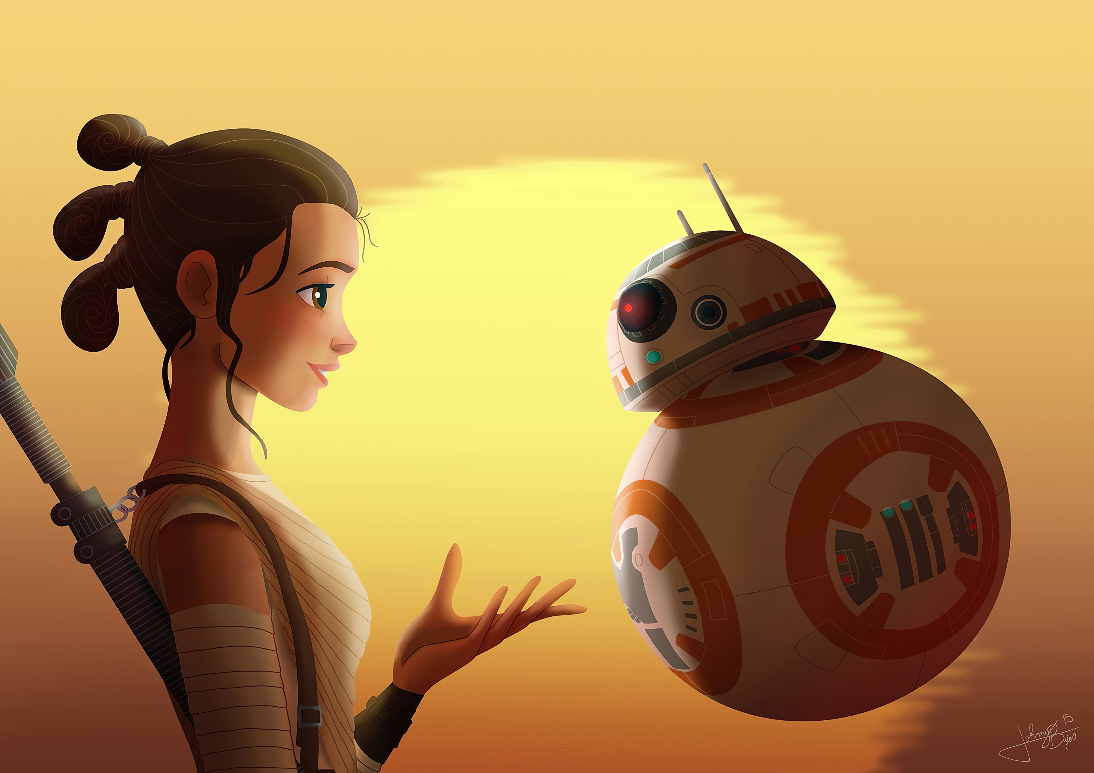Star Wars Rey And Bb8 4k, HD Movies, 4k Wallpaper, Image