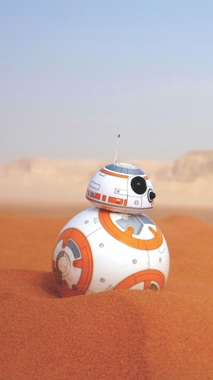 BB 8 Robot, Desert, Star Wars 750x1334 IPhone 8 7 6 6S Wallpaper