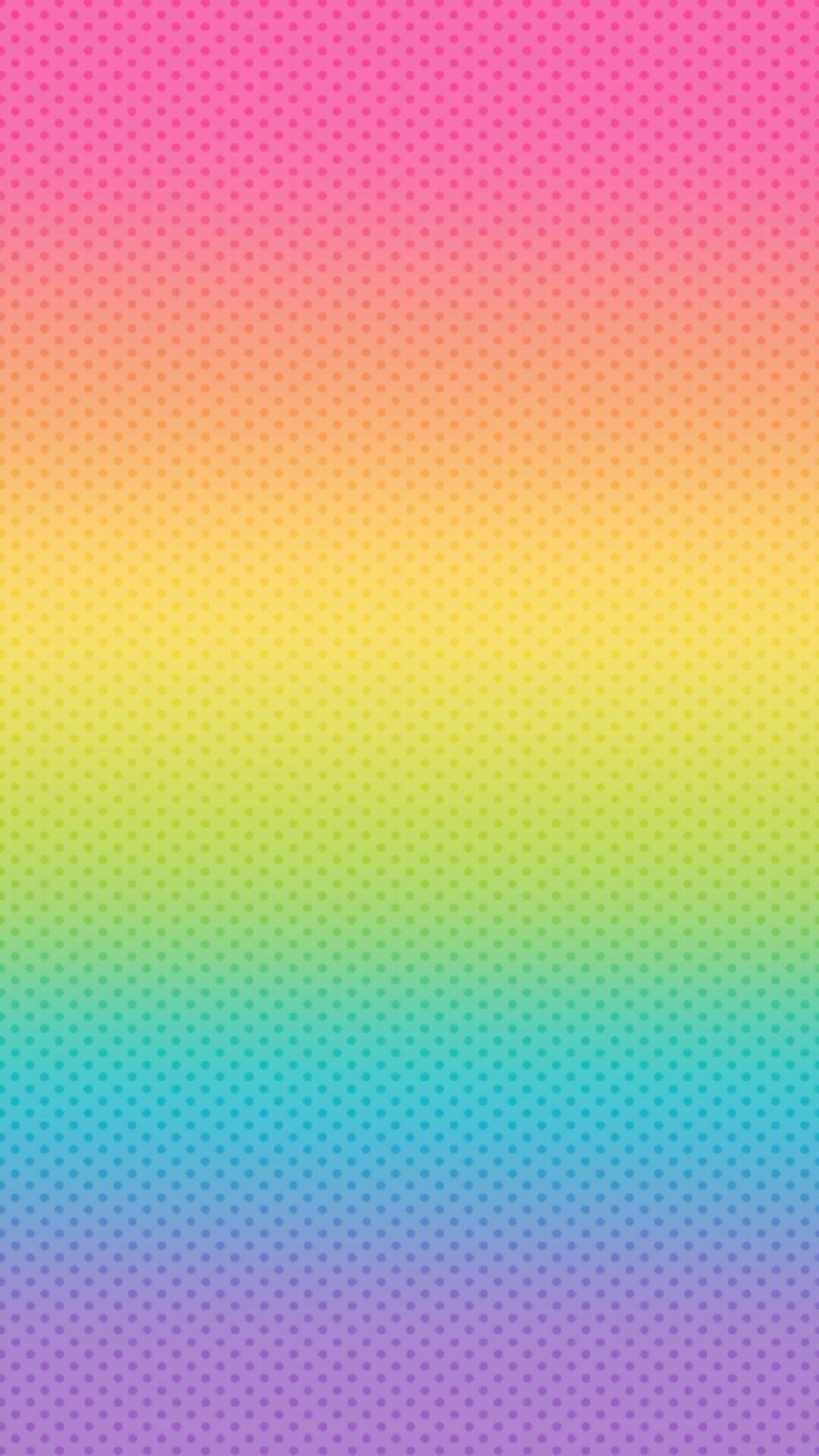 iPhone Wallpaper. Green, Yellow, Purple, Blue, Pink, Violet