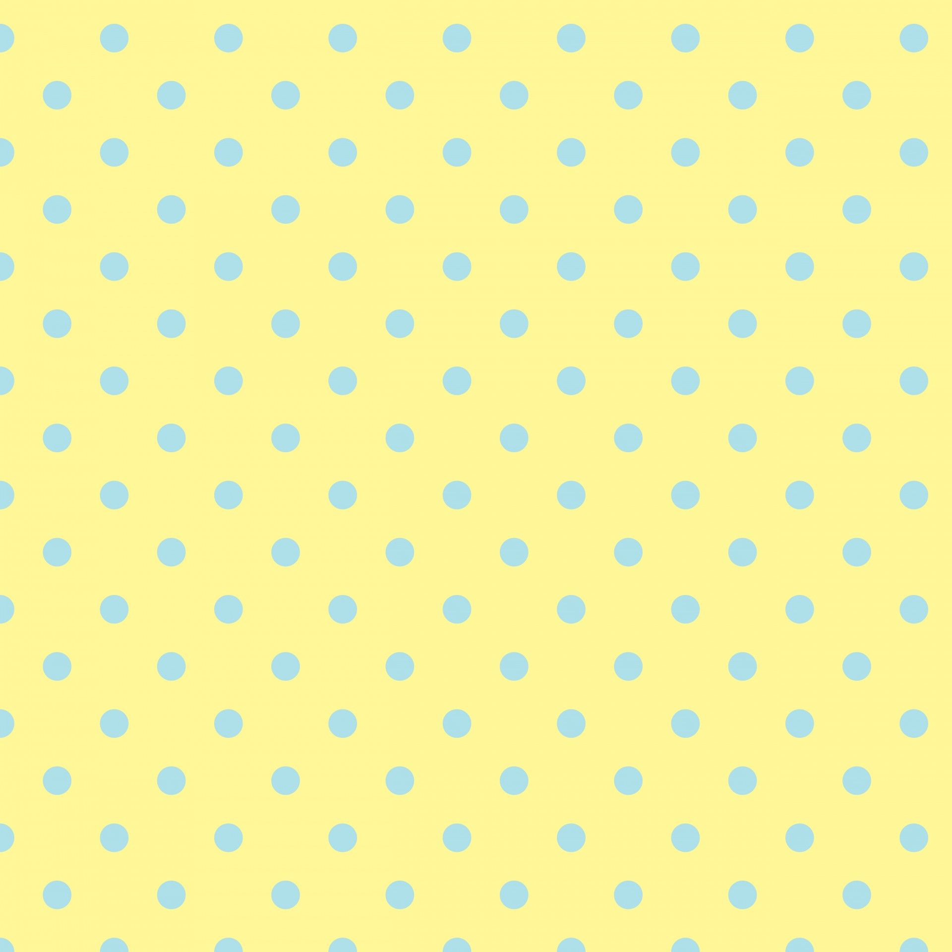 Polka Dots Yellow Blue Free Domain Picture