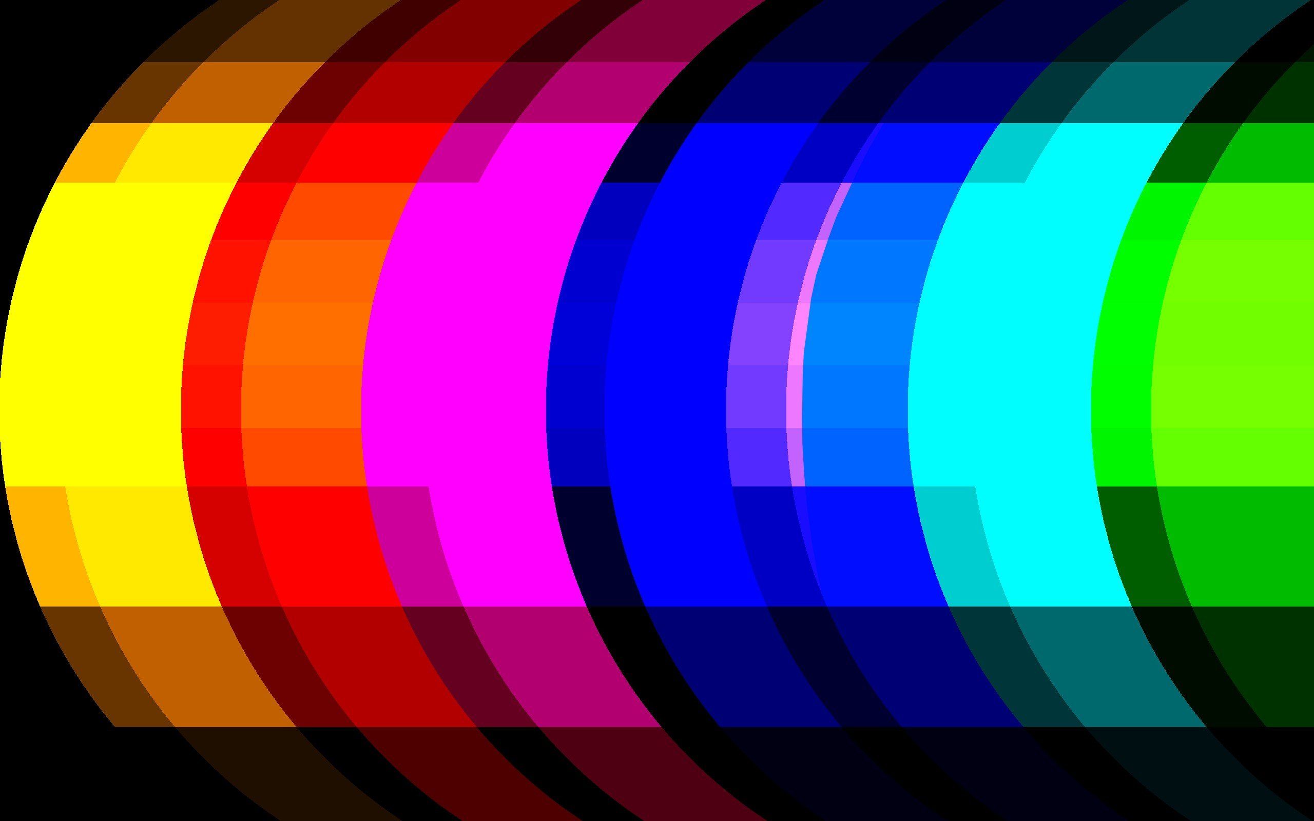 colorful, Digital art, Yellow, Red, Orange, Pink, Blue, Green HD Wallpaper / Desktop and Mobile Image & Photo
