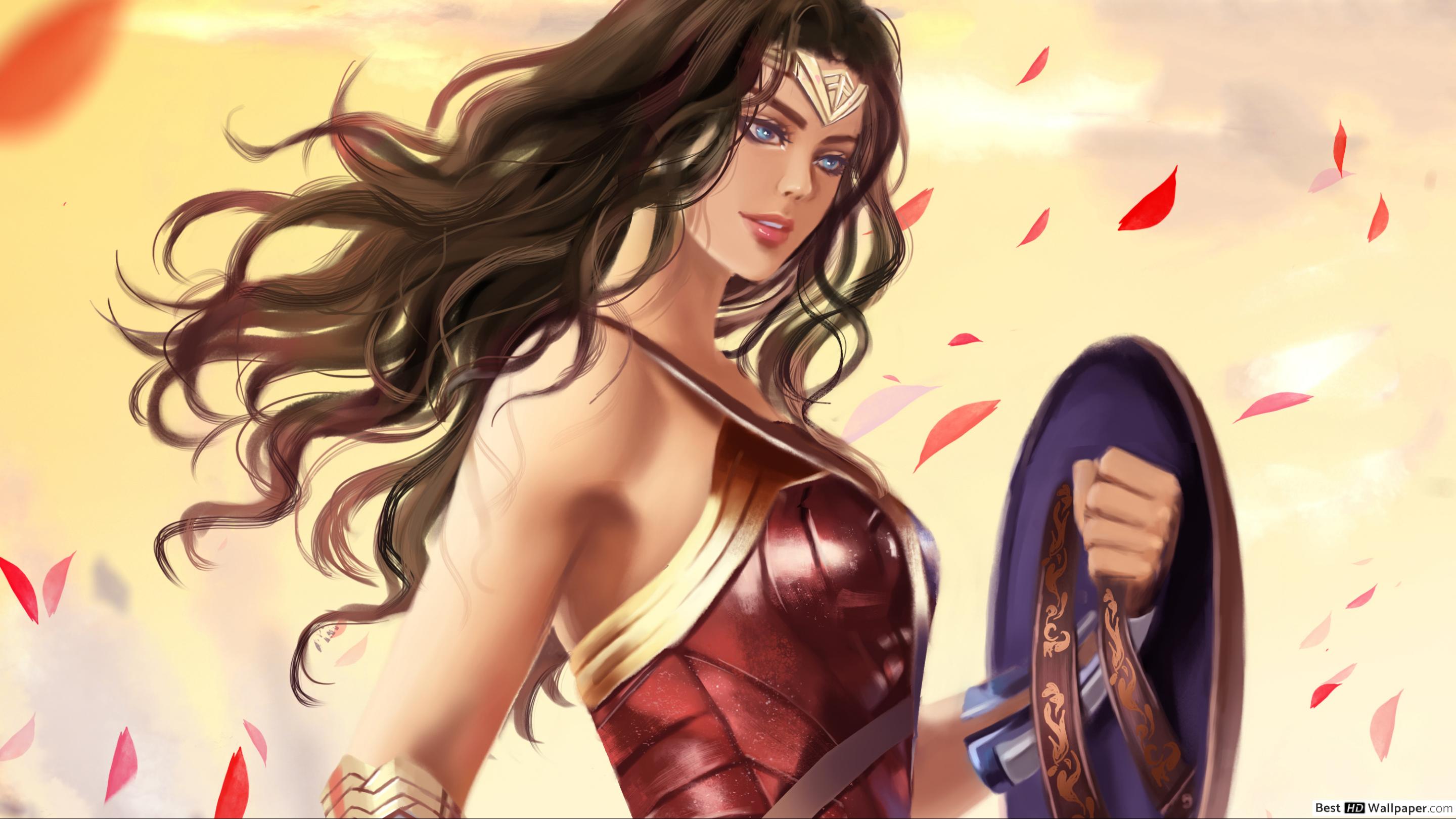 DC Comics Superhero, Wonder Woman (fanart) HD wallpaper download