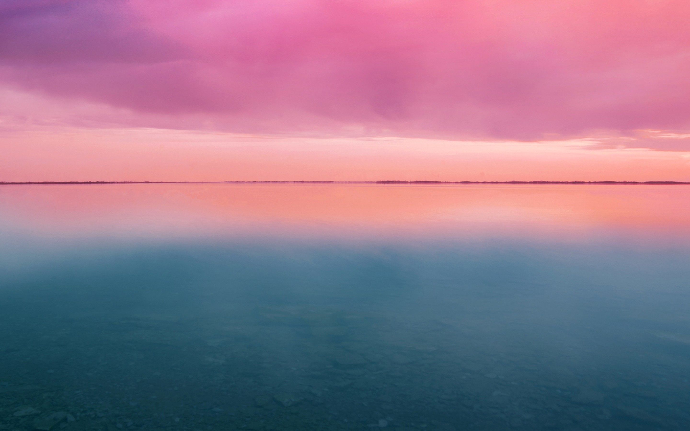 Wallpaper Pink clouds, Sunset, Stock, HD, Nature