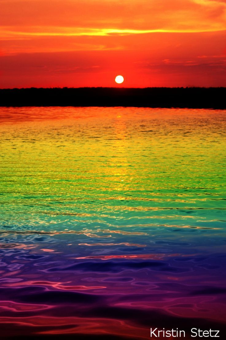 Free download 736x1105px Sunset Ocean Rainbow Wallpaper 736x1105