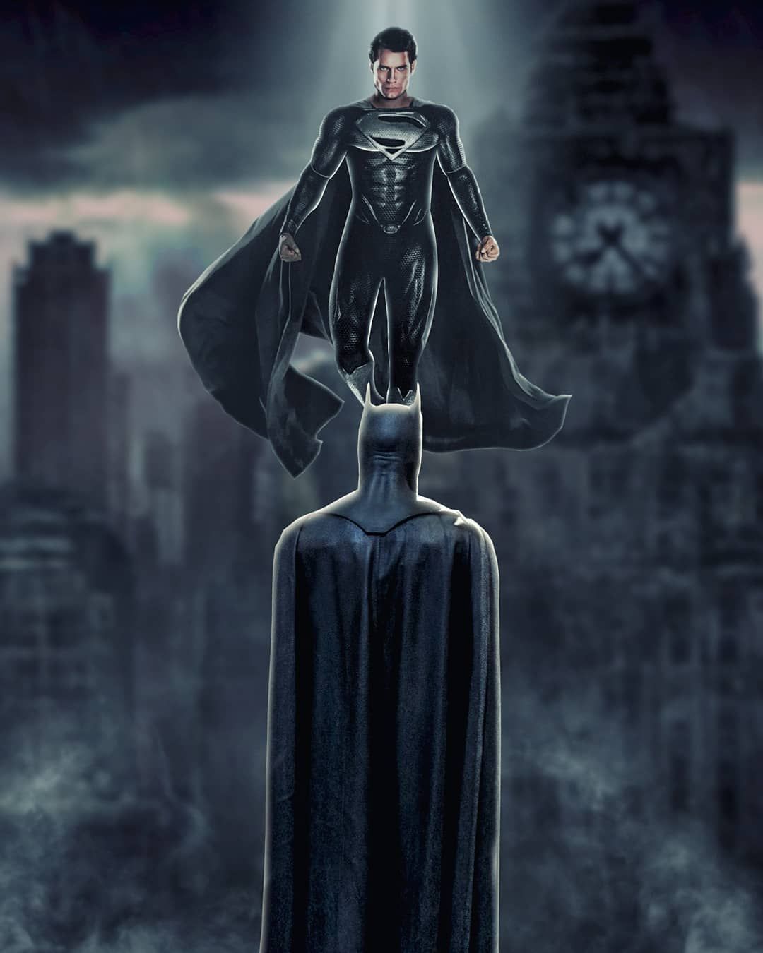 Batman v Superman Black superman #superman #batman #henrykavill