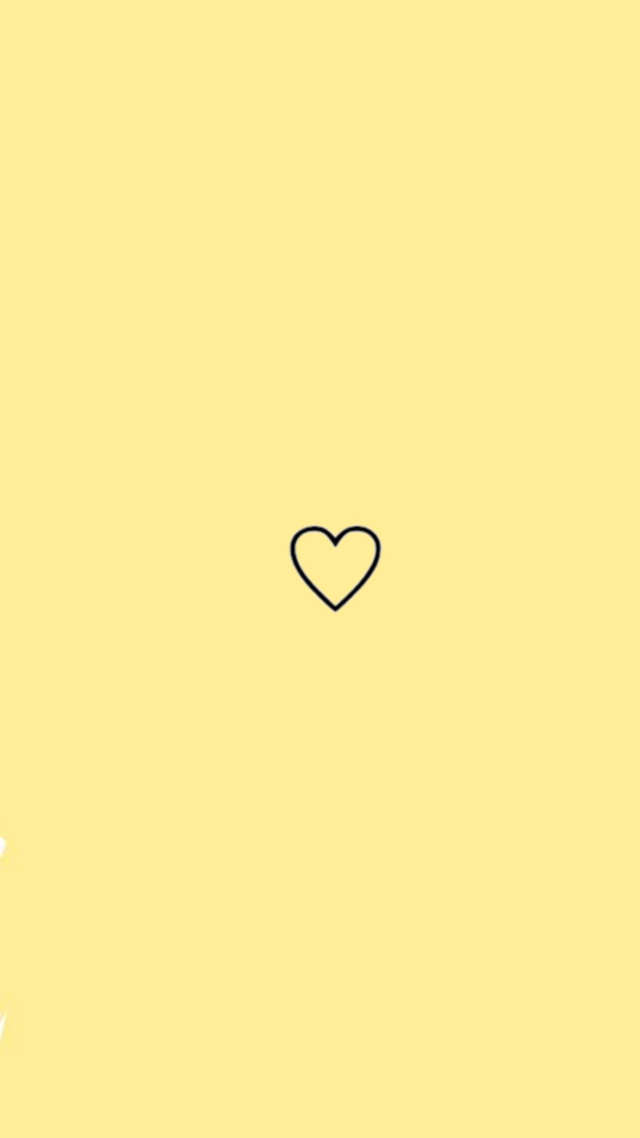 yellow aesthetic heart. Yellow aesthetic, iPhone wallpaper yellow
