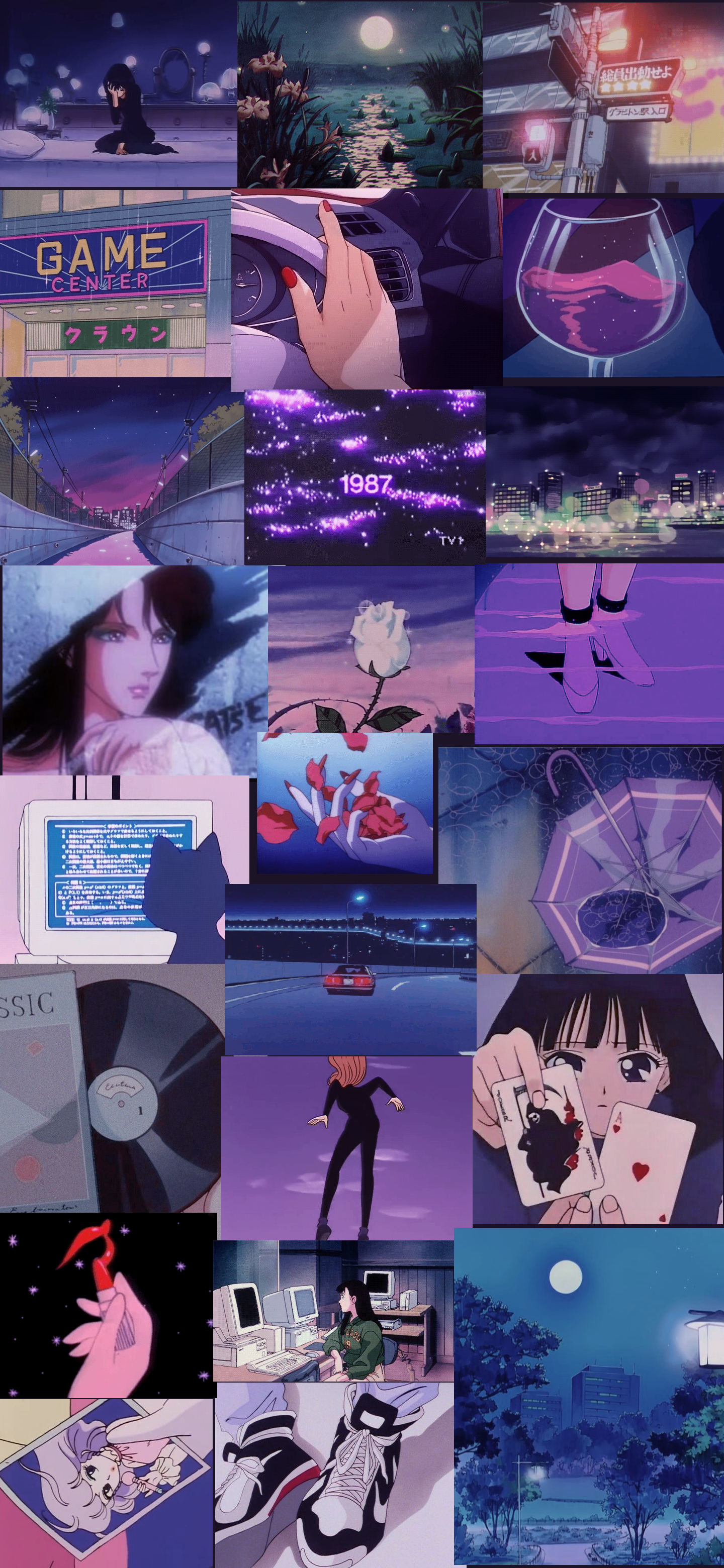 Sailor moon, cat's eye, saturn, luna, neon, tokyo, attack no 1