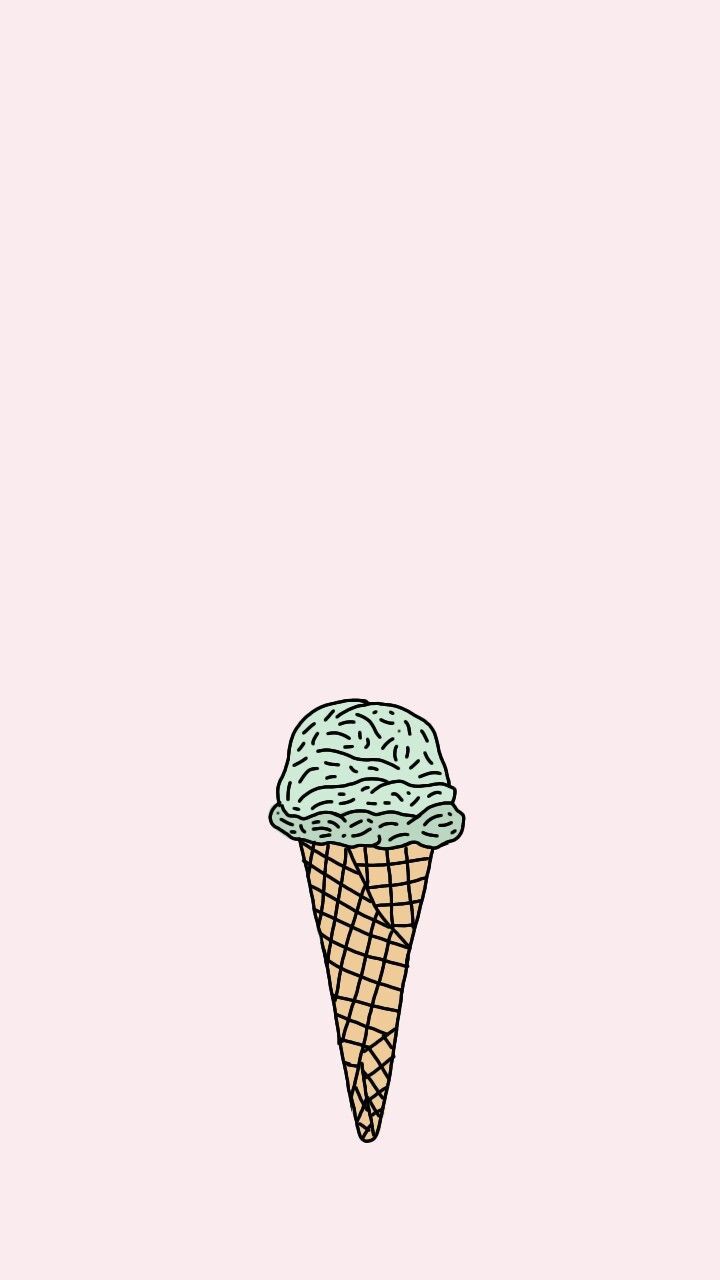 Matcha Ice Cream #wallpaper #phone #iphone #cartoon #vector