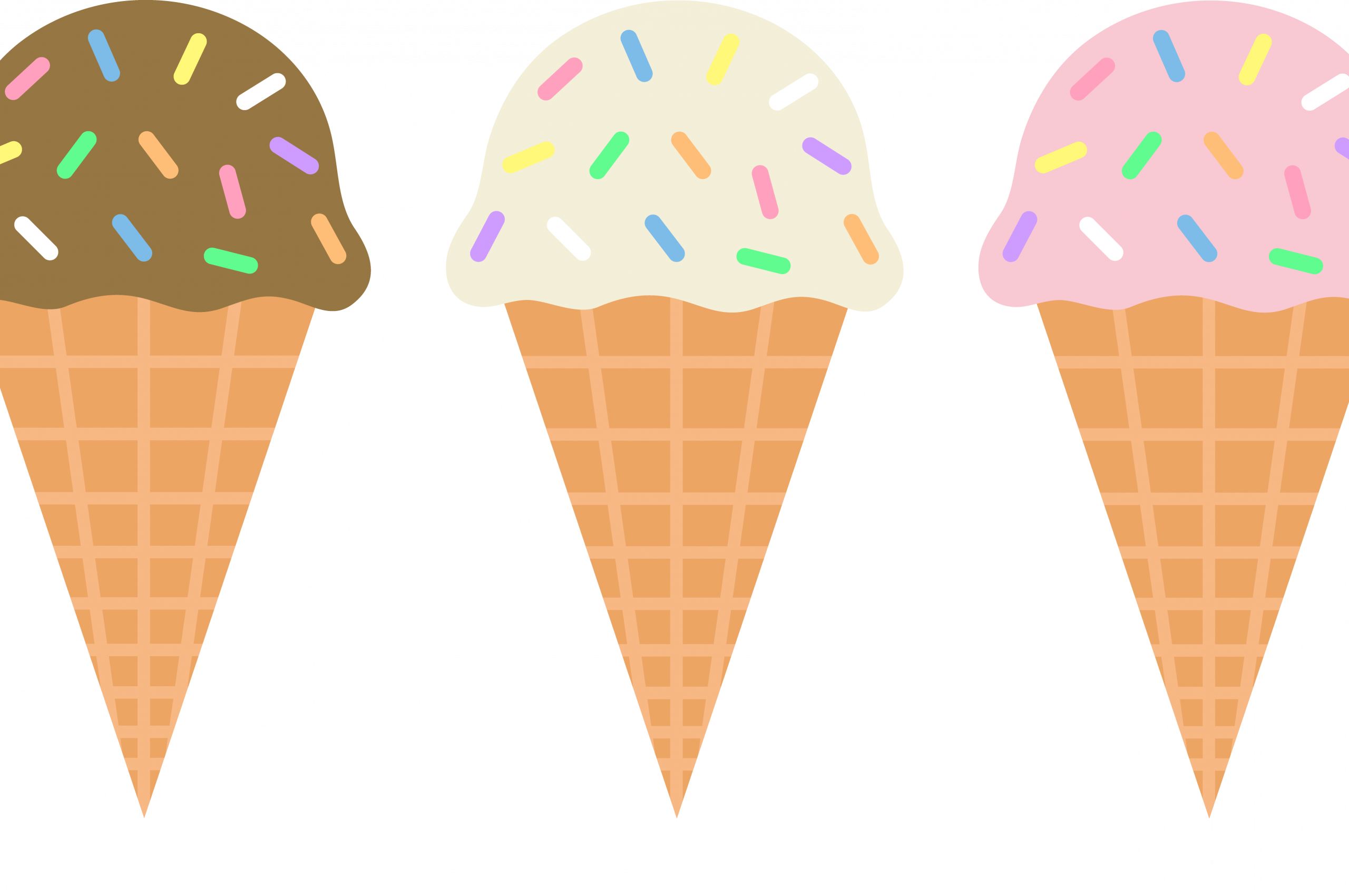 Free download Ice Cream Cone Drawing Cartoon [6701x3426]