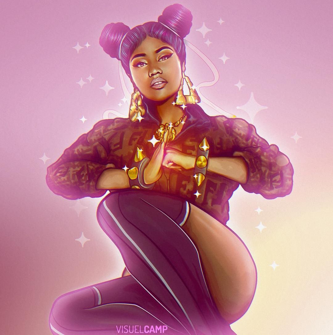Nicki Minaj: Chun Li. Nicki Minaj Cartoon, Nicki Minaj Picture, Cartoon Wallpaper