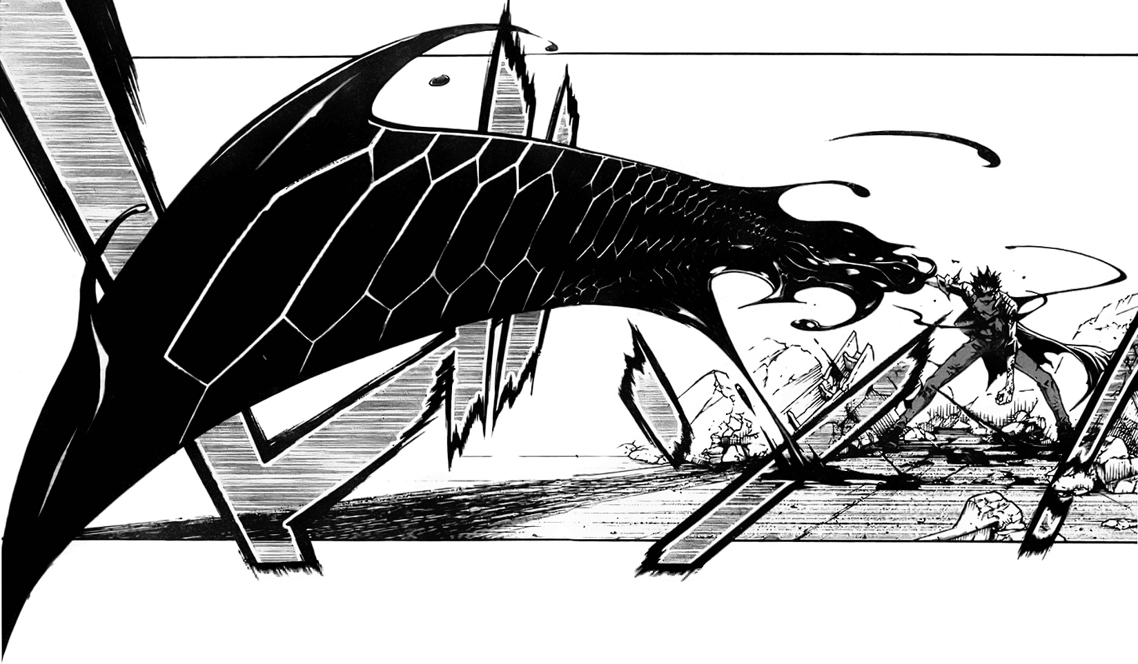 My attempt at a Crow desktop background. Deadman Wonderland Manga