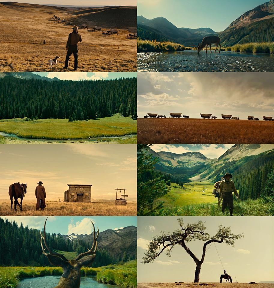 Beautiful cinematography of The Ballad of Buster Scruggs 2018