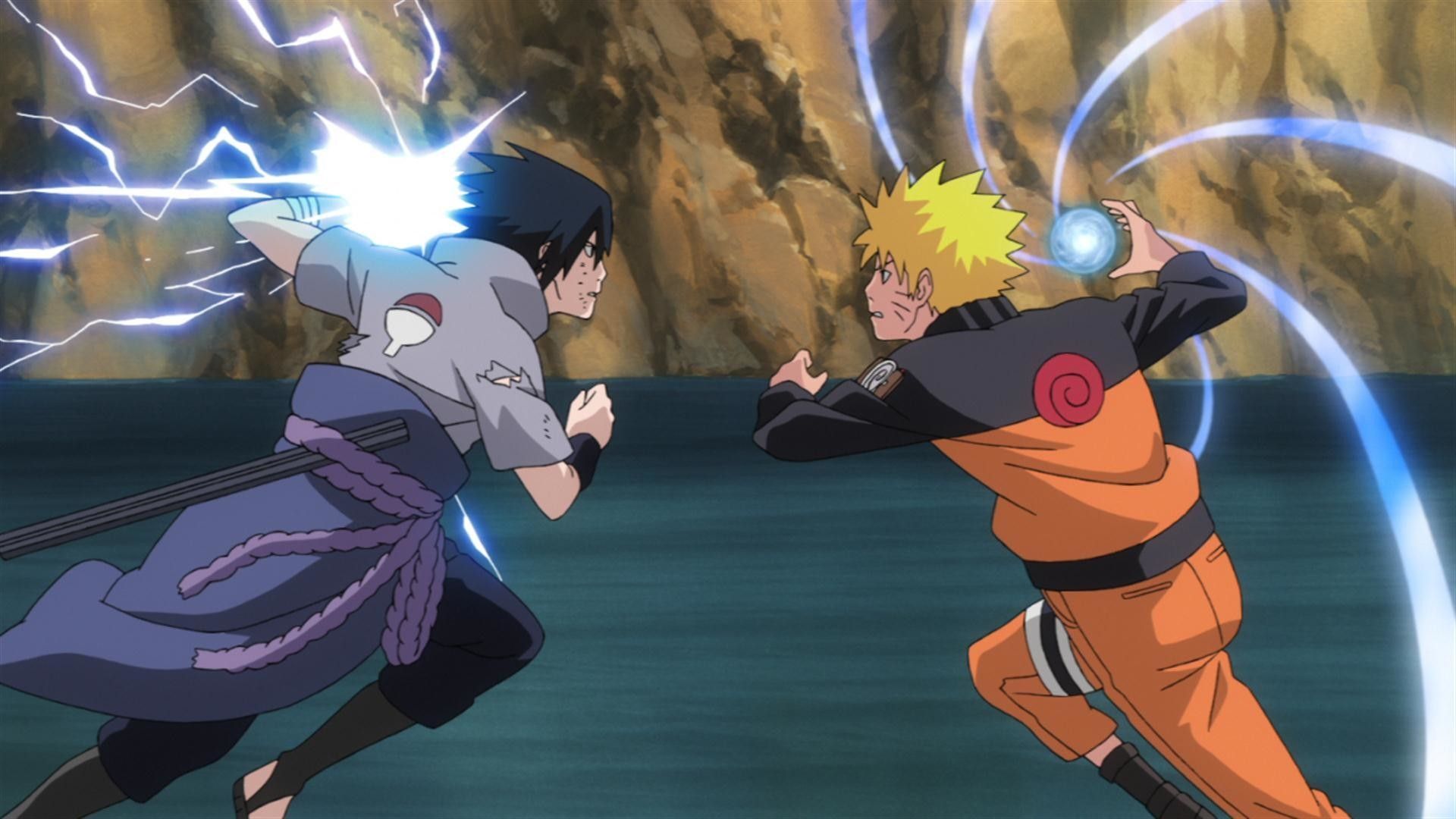Battle Naruto Vs Sasuke Wallpaper