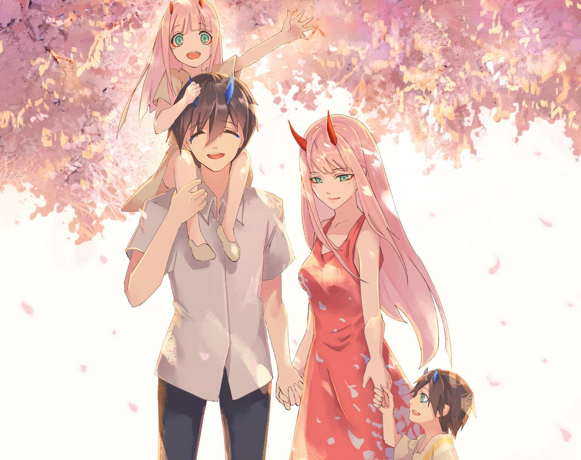 Zero Two And Hiro Wallpapers - Wallpaper Cave