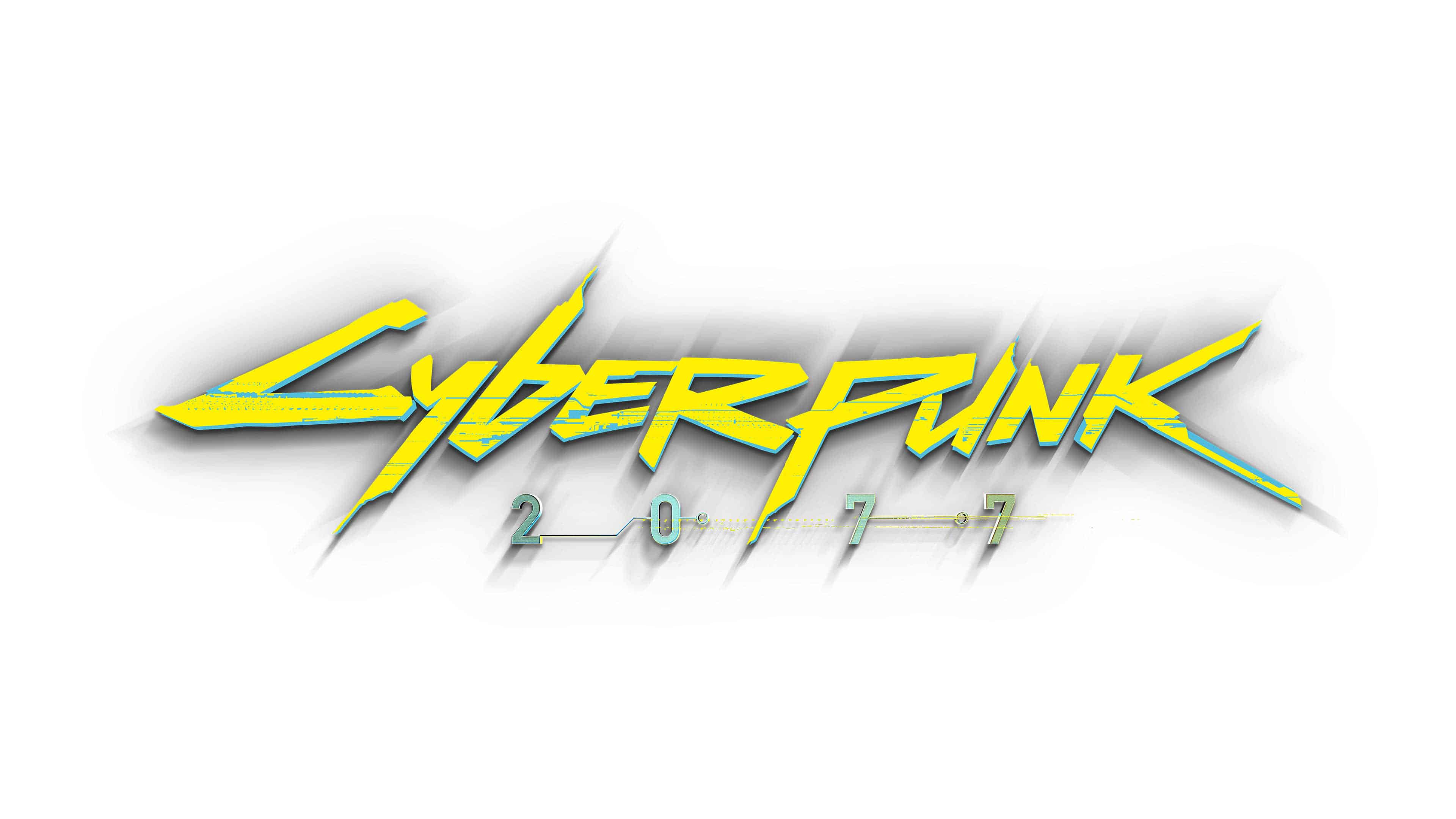 Cyberpunk 2077 Logo UHD 4K Wallpaper