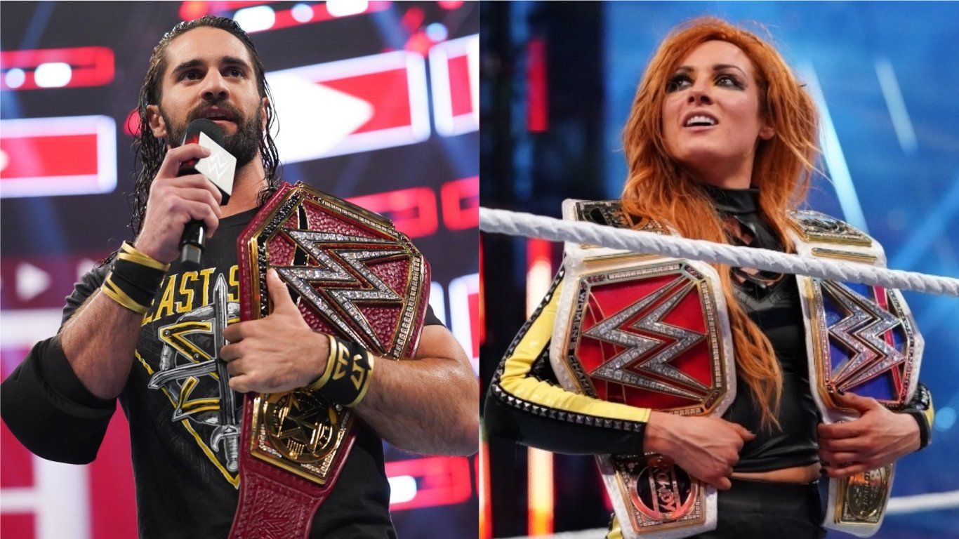 Seth Rollins Posts Photo Of Him Kissing Becky Lynch.