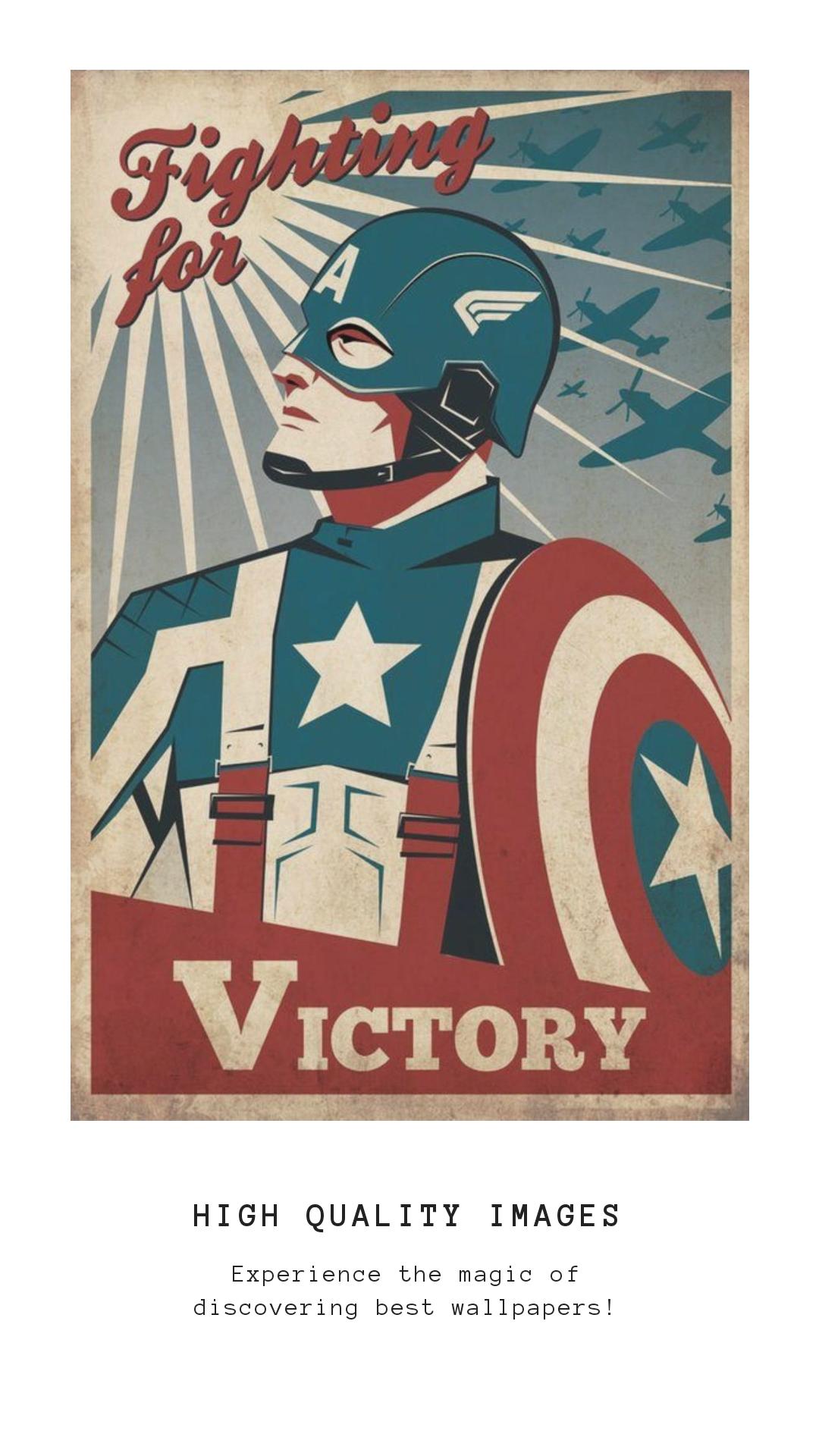 Captain America Marvel Comics HD 4K+ Wallpaper