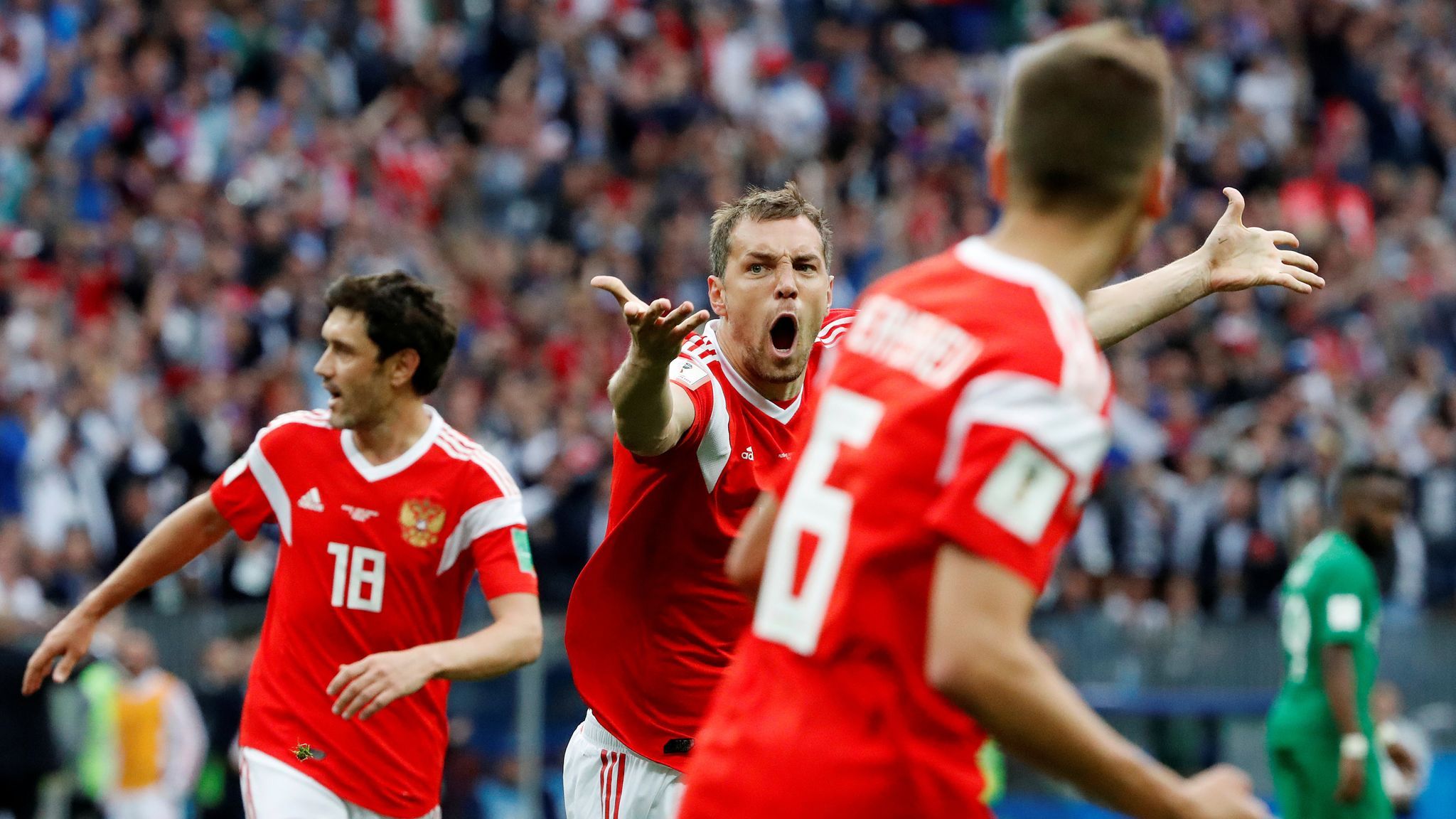 Russia Win Opening World Cup Match 5 0