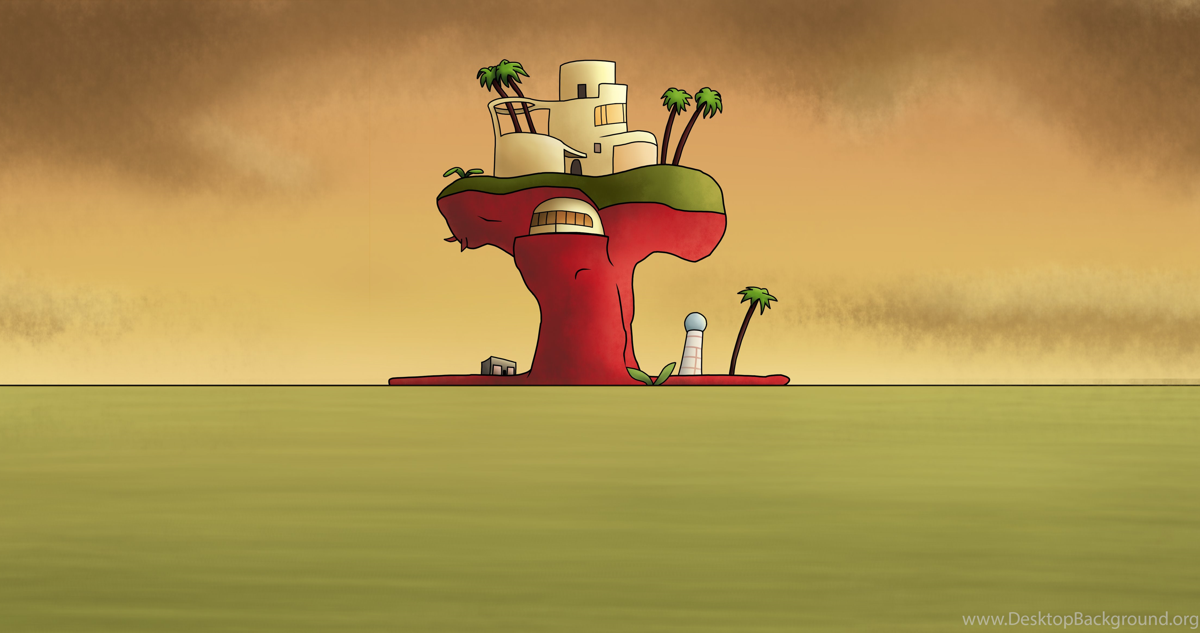Plastic Beach Wallpaper (Gorillaz) By UnPausinator