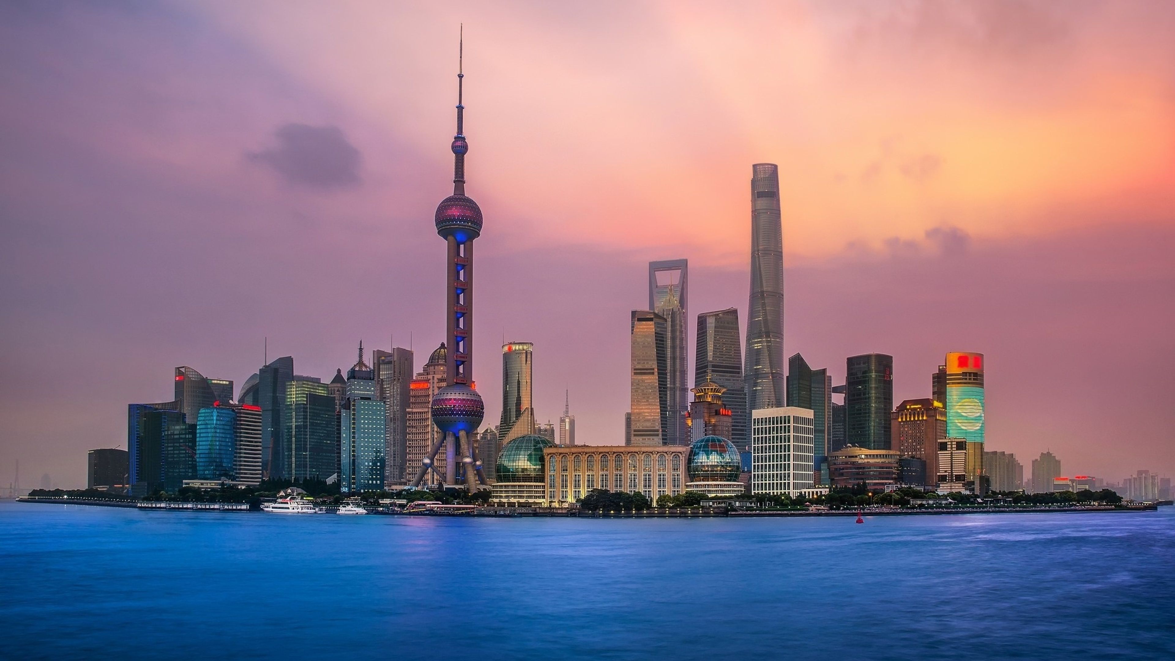 Shanghai City China 4K HD Wallpapers - Wallpaper Cave