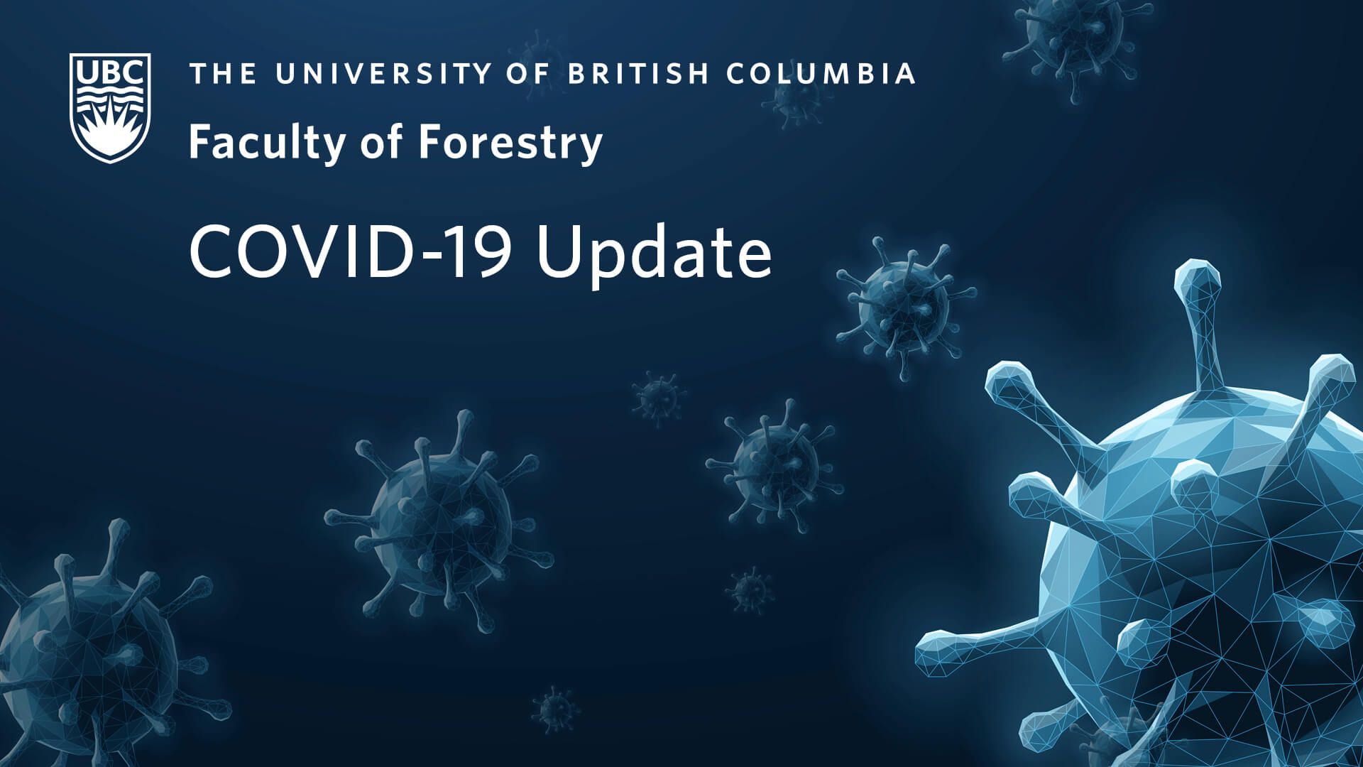 Forestry Faculty And Staff Information: COVID 19 Updates