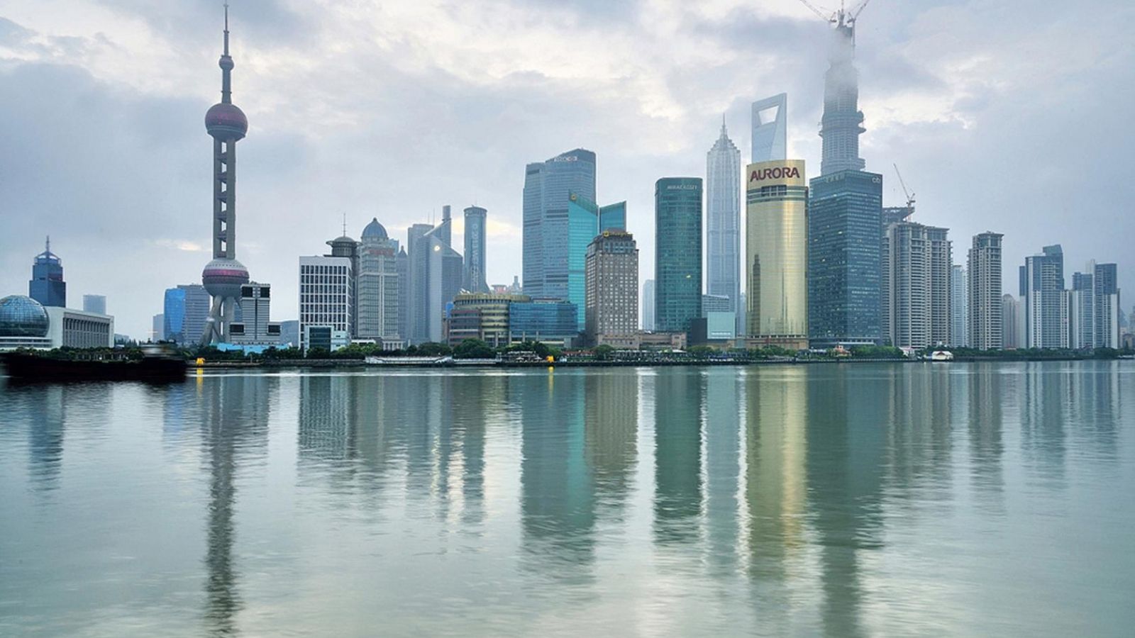 Free download China shanghai city skyline clouds oriental pearl