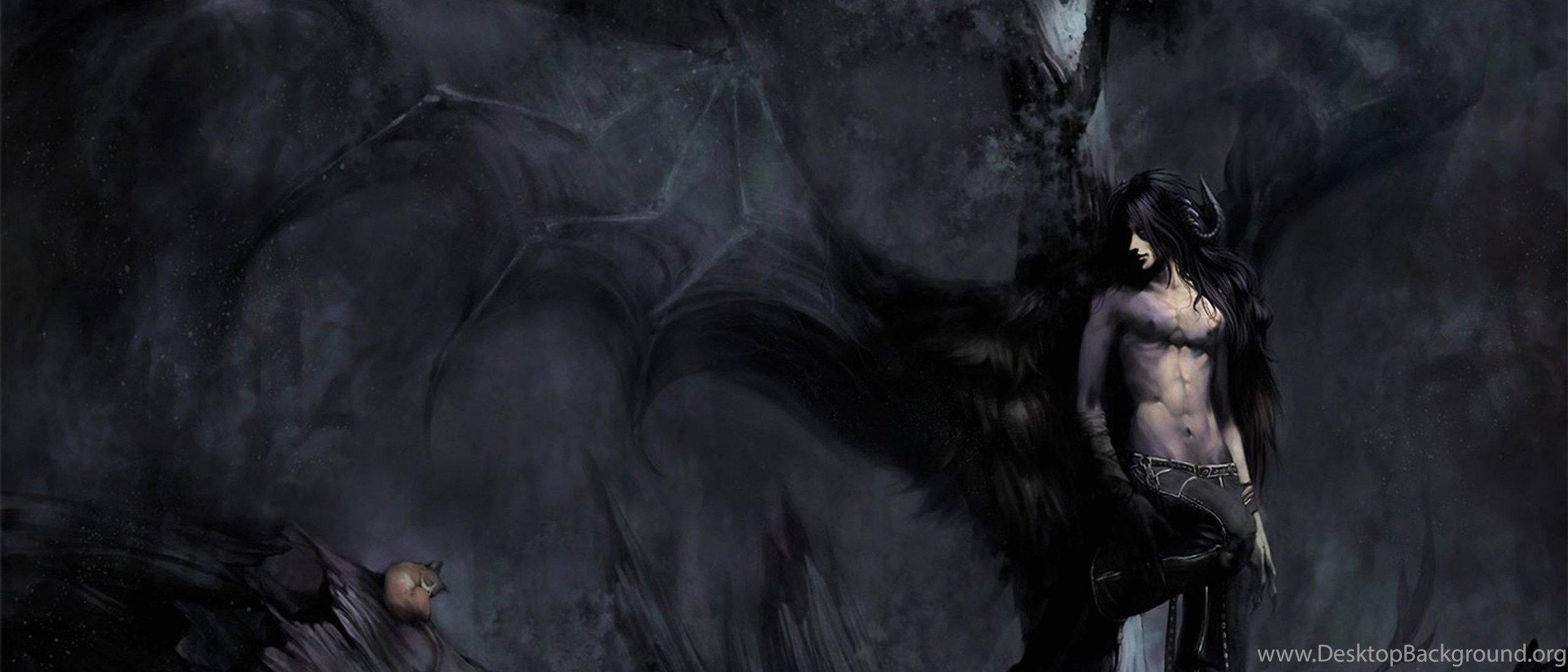 Anime Demon Guy Wallpaper 1341 - Dark Angel HD Wallpaper