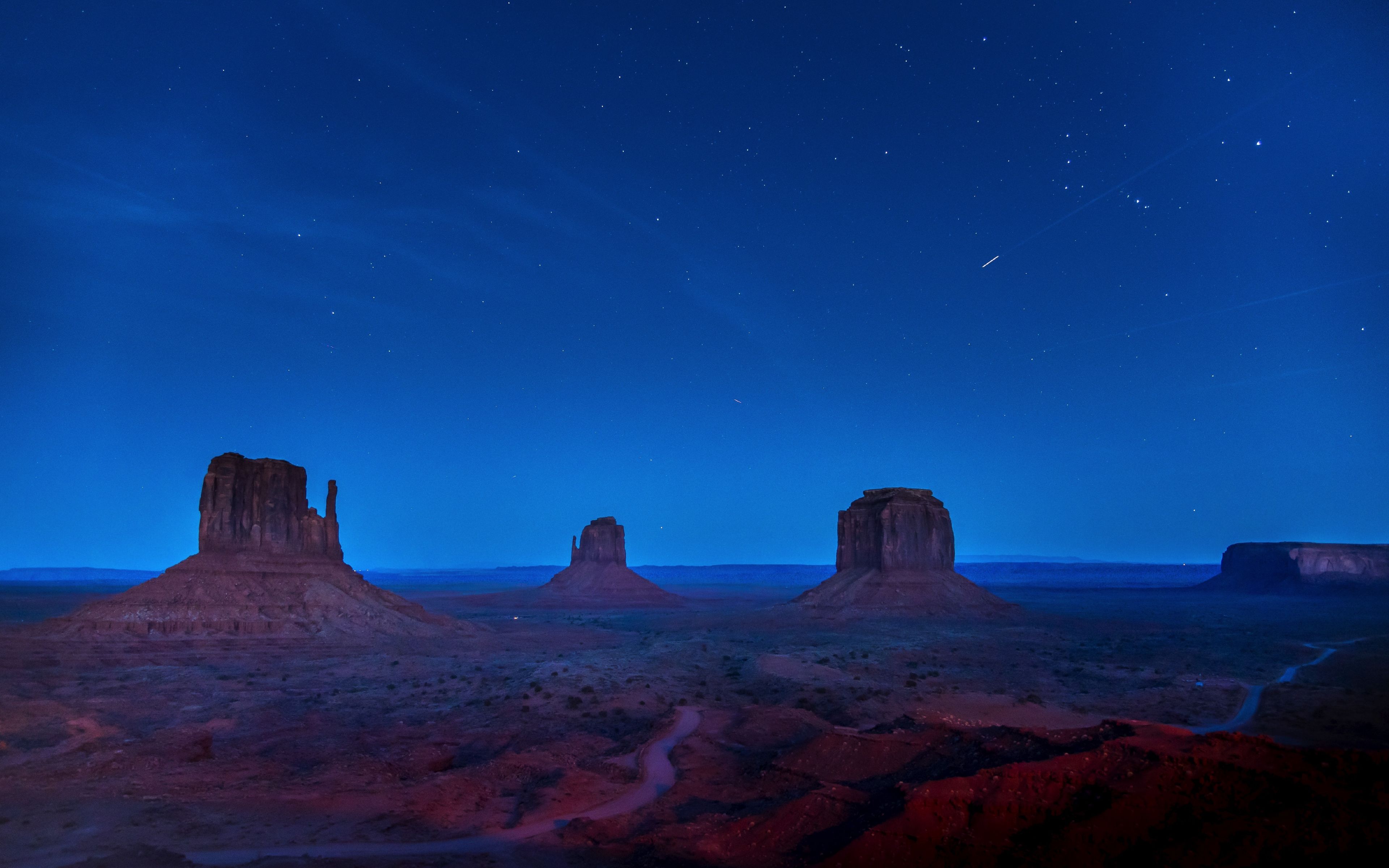 Download 3840x2400 wallpaper landscape, monument valley, usa