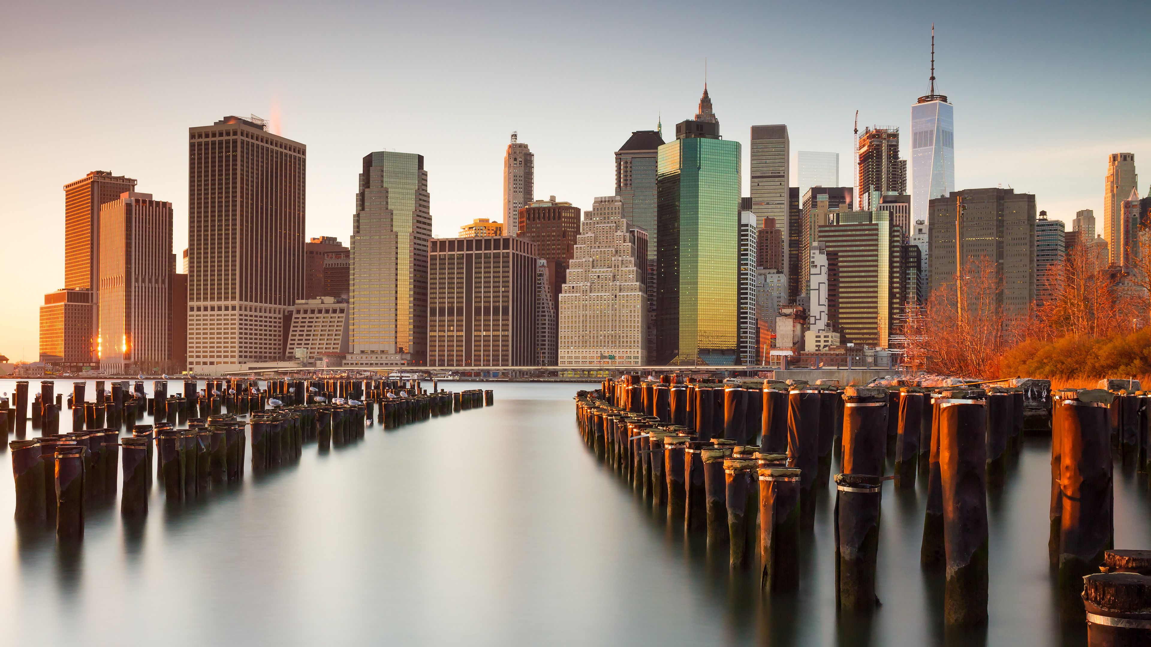 New York City Skyline 4K Wallpaper