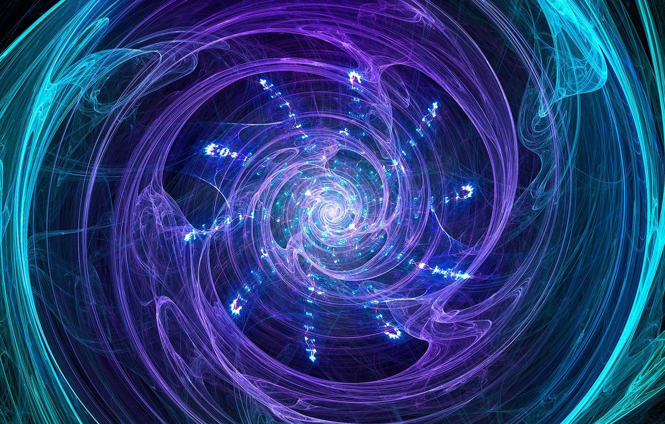 Wallpaper green, colorful, white, blue, glow, abstraction, purple