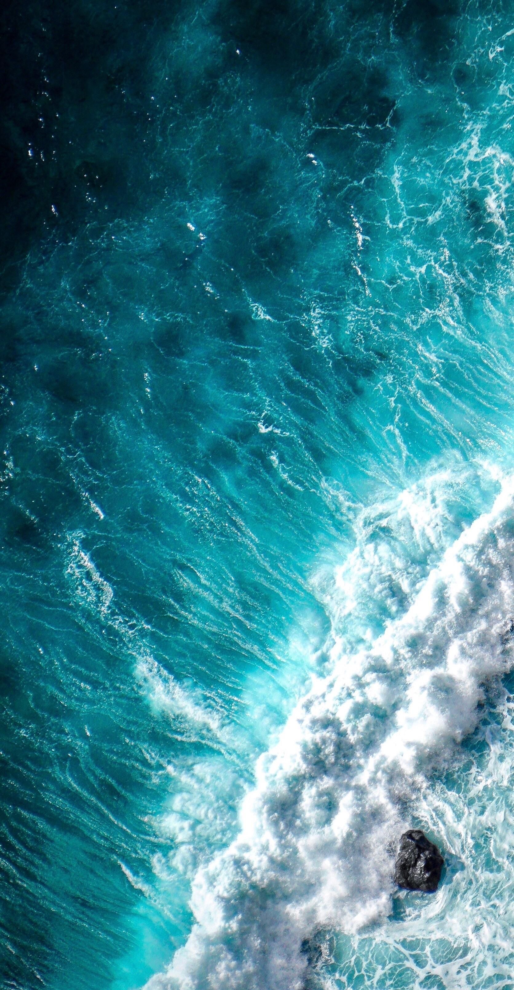 Aerial blue. Ocean wallpaper, Abstract iphone