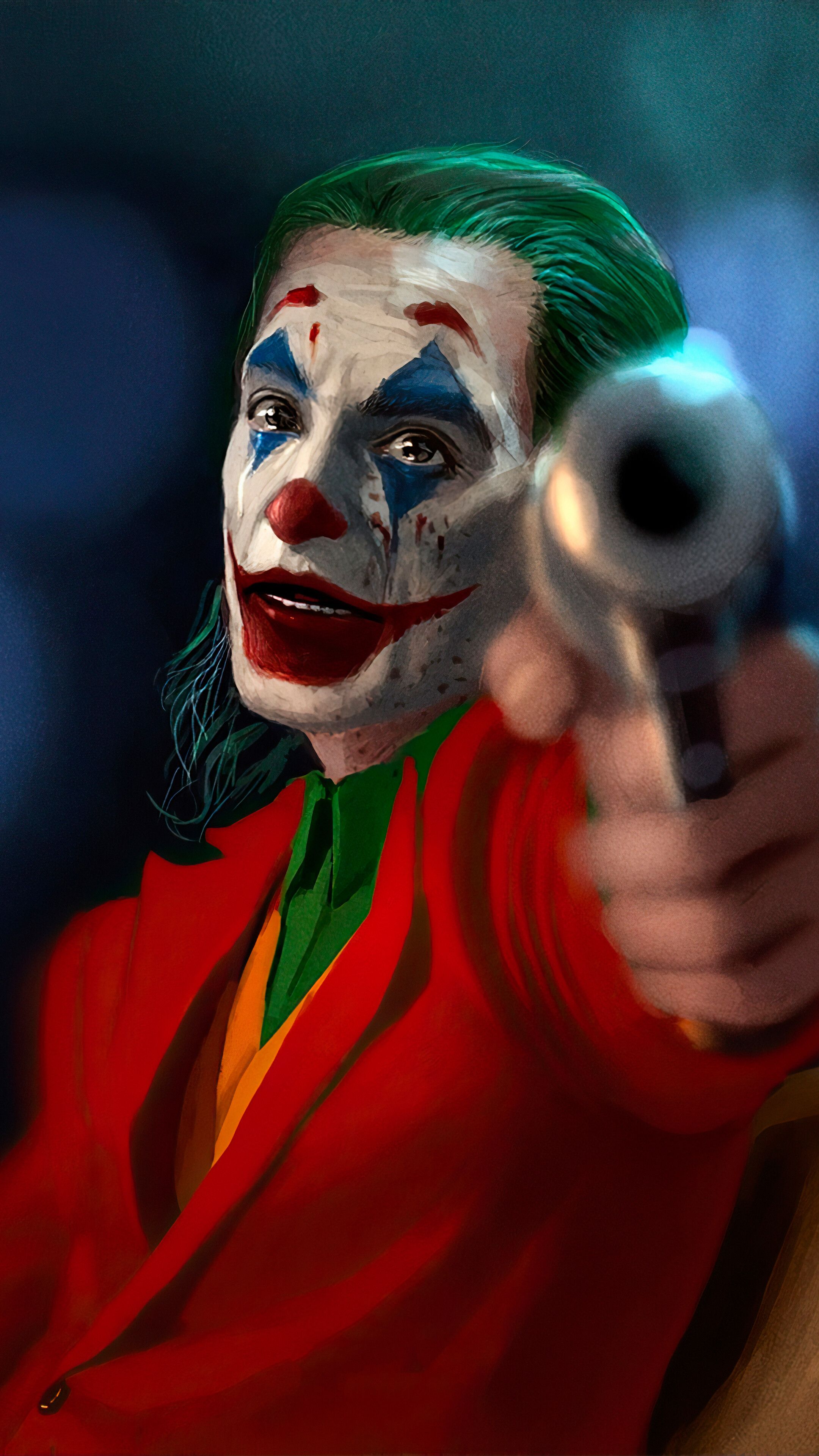 Joker, Gun, Movie, 4K iPhone 6s, 6 HD Wallpaper