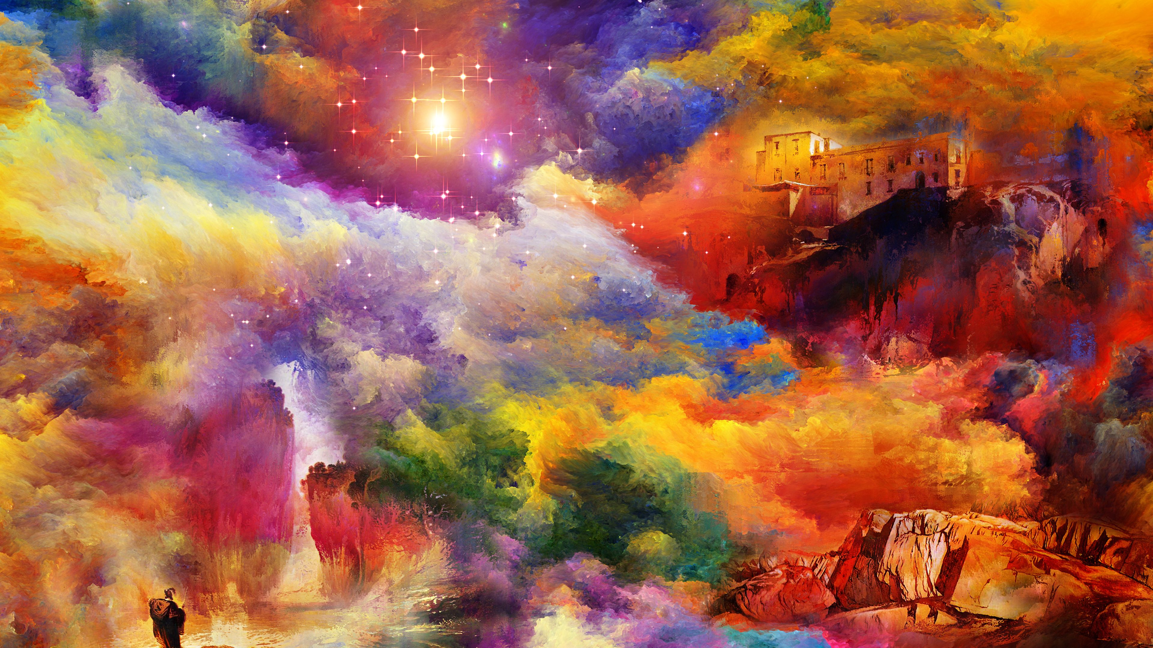 Fantasy Landscape 4k Ultra HD Wallpaper. Background Image