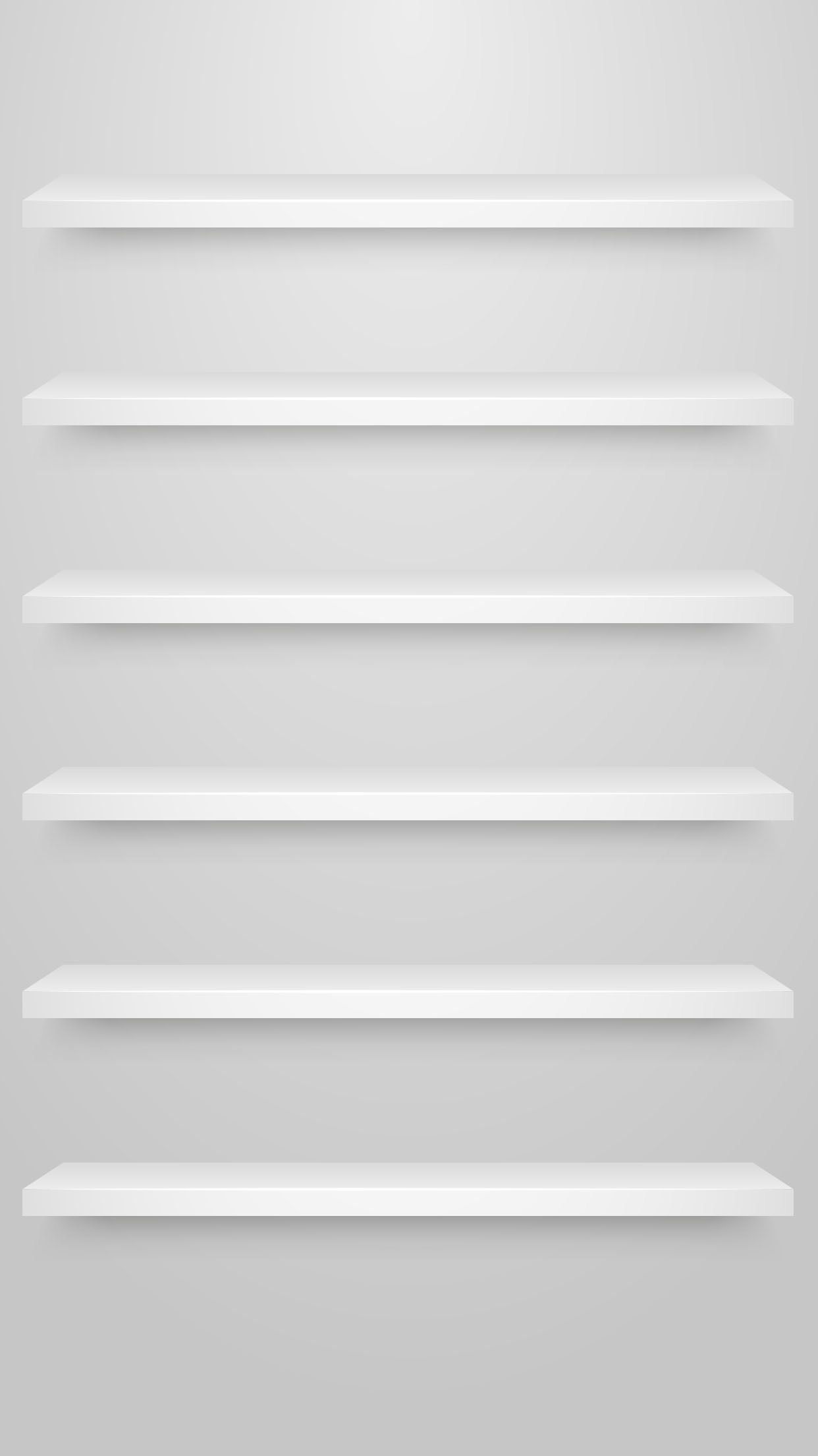 Clean Light White Shelf iPhone 6 Plus HD Wallpaper HD
