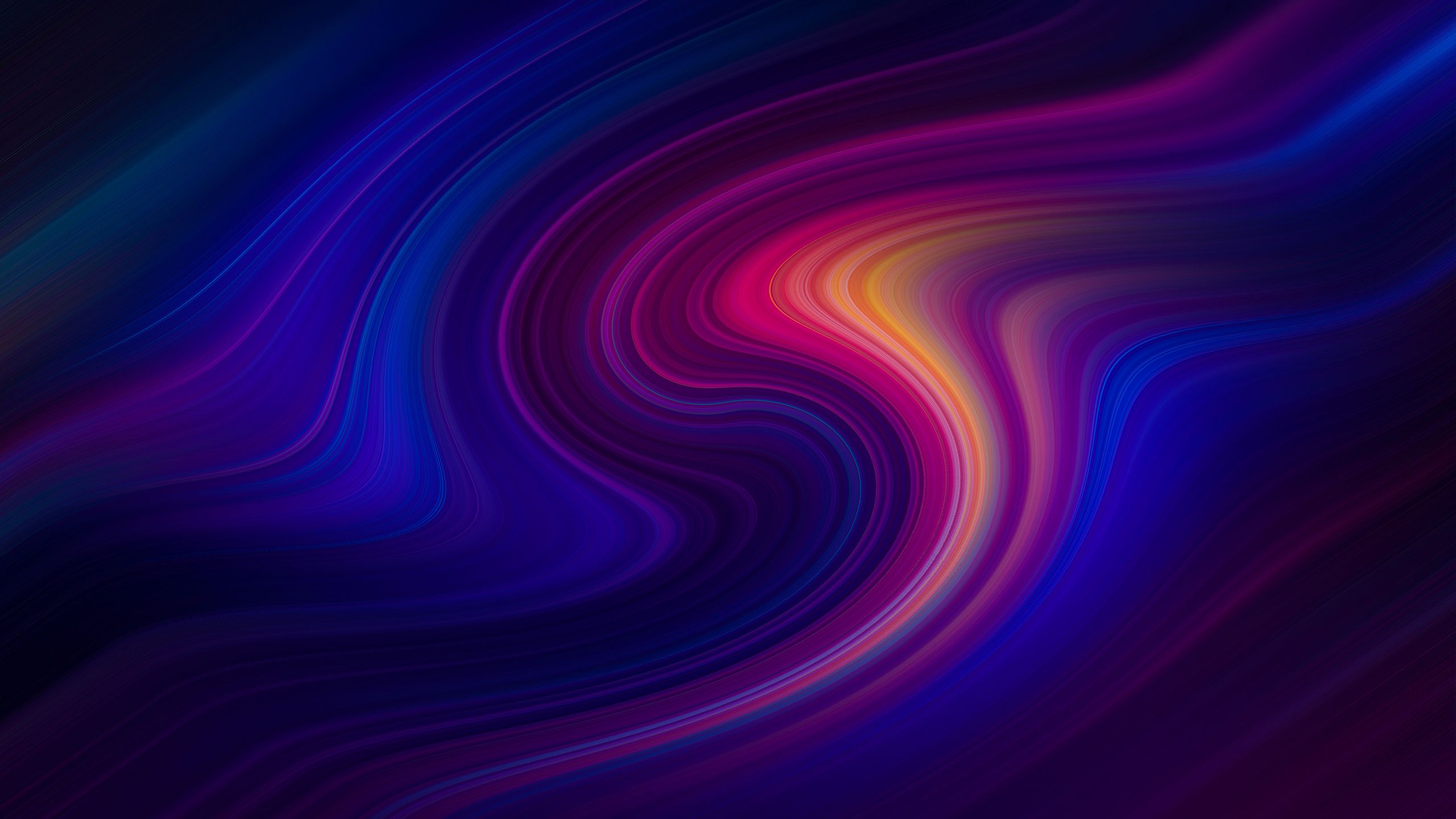 Swirl Digital Abstract 1440P Resolution Wallpaper, HD