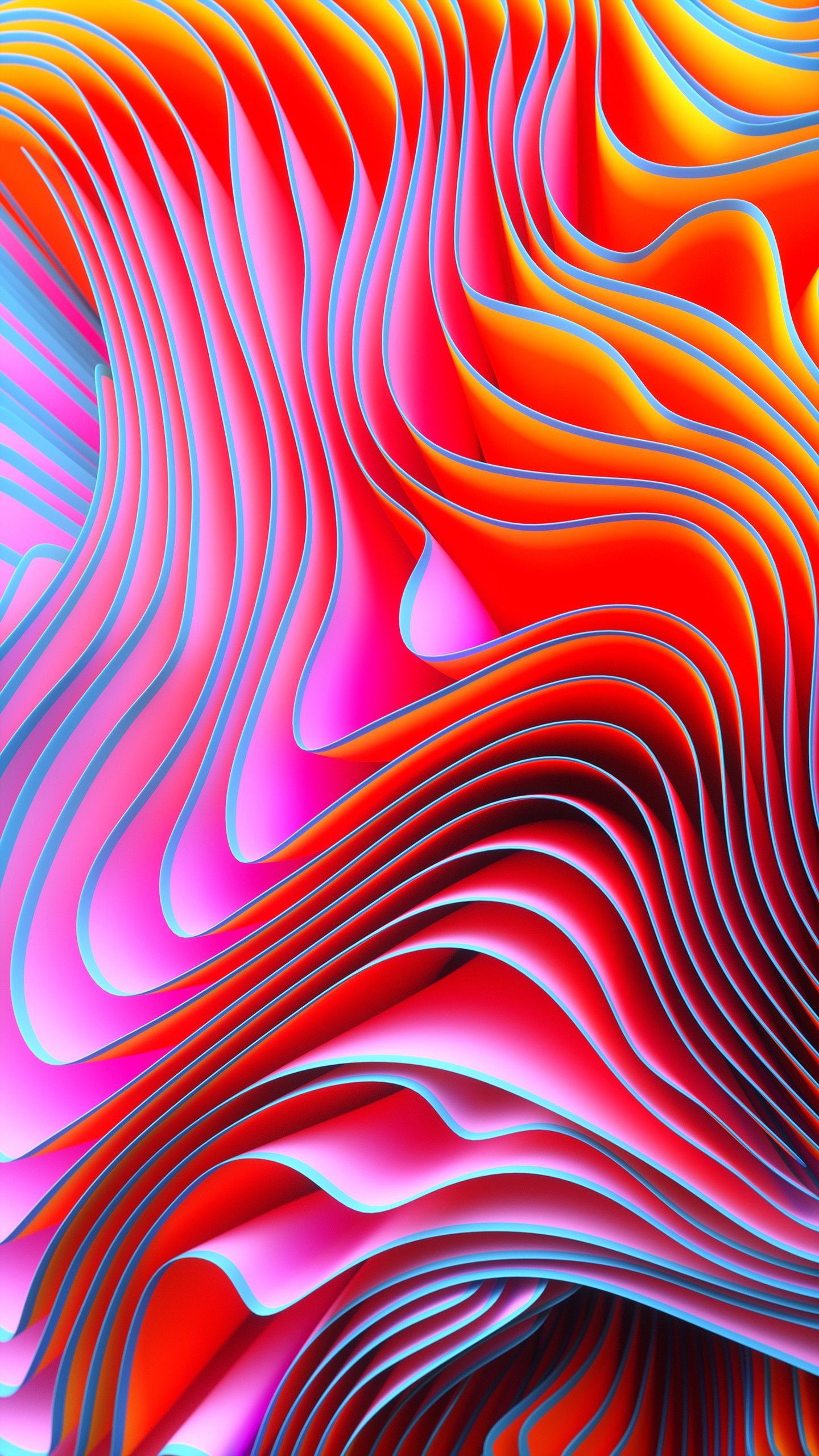 Swirls Abstract 4K Wallpaper