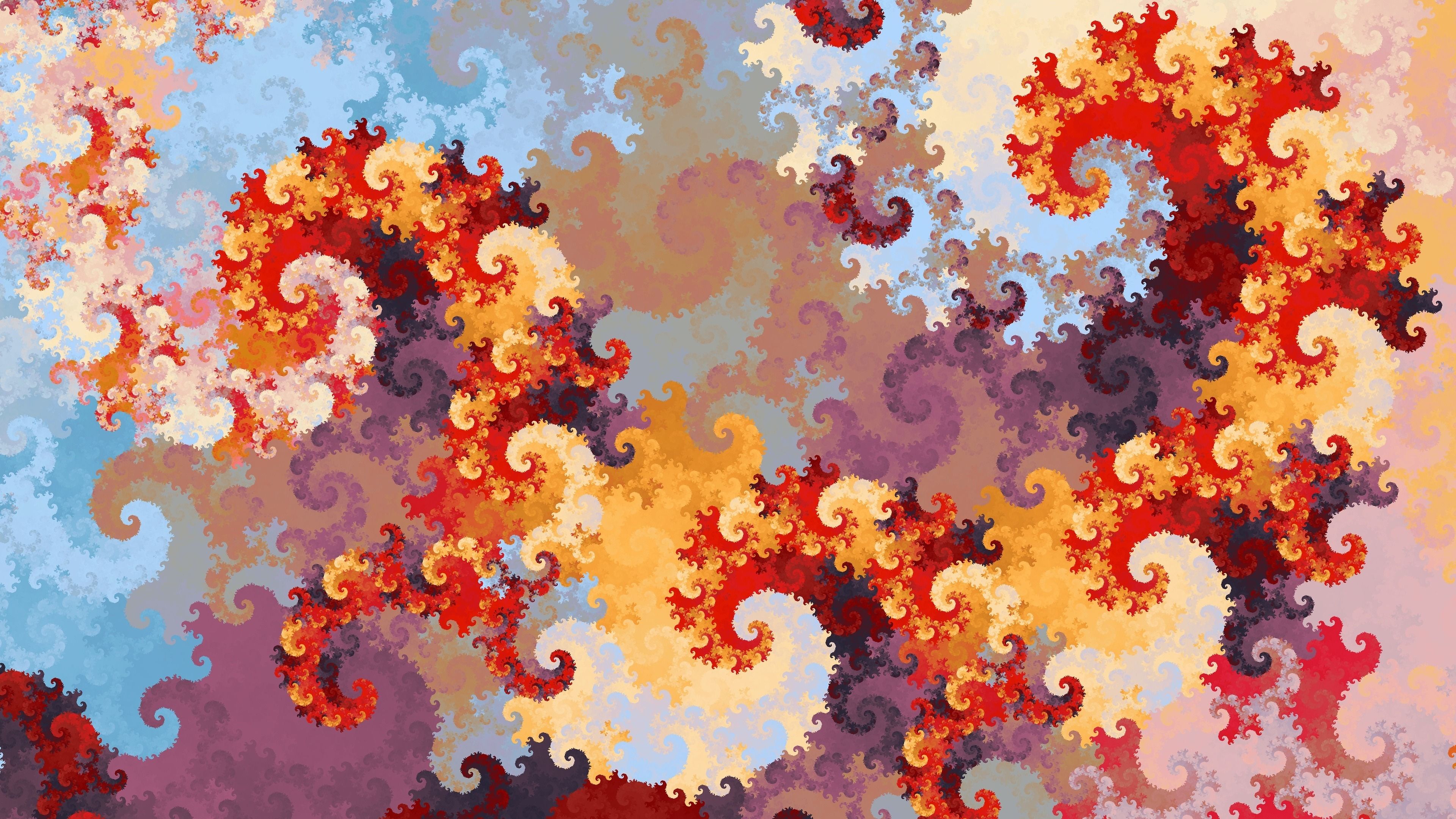 Swirl, Abstract, Fractal, Pattern, Wallpaper Wallpaper