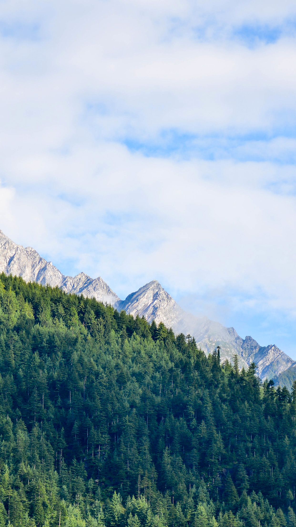 Nature Mountain Sky Blue Green Sunny Summer