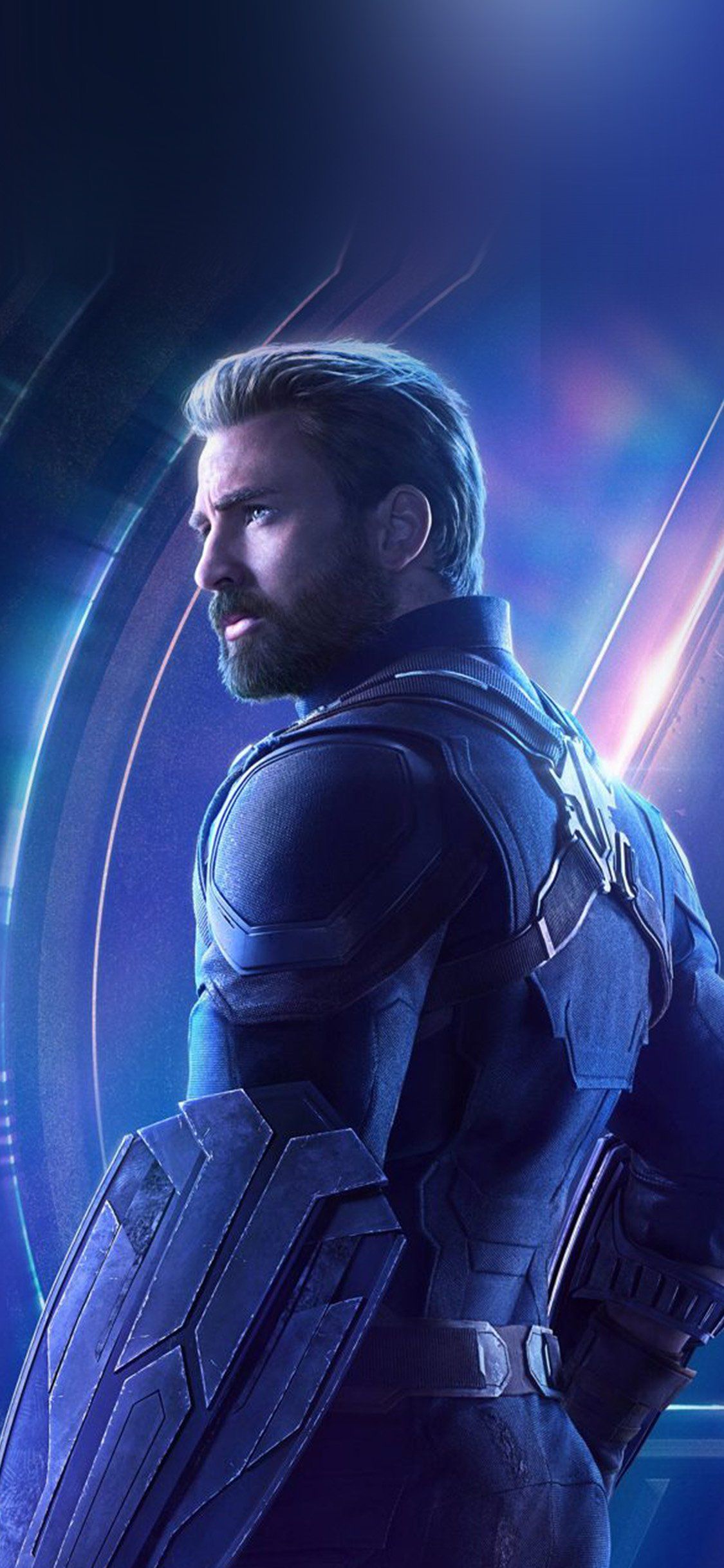 Captain america avengers hero chris evans iPhone X Wallpaper Free