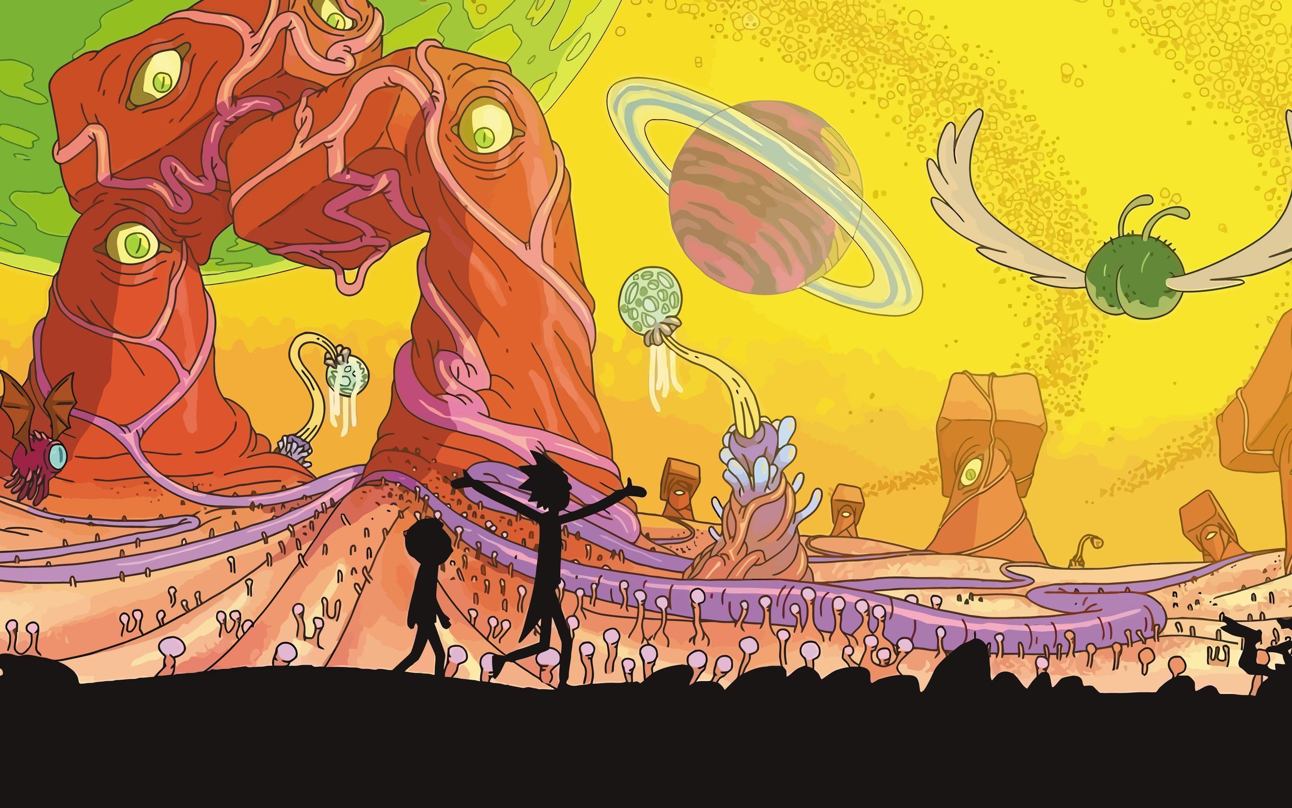 Rick And Morty 2560x1600 Resolution HD 4k Wallpaper