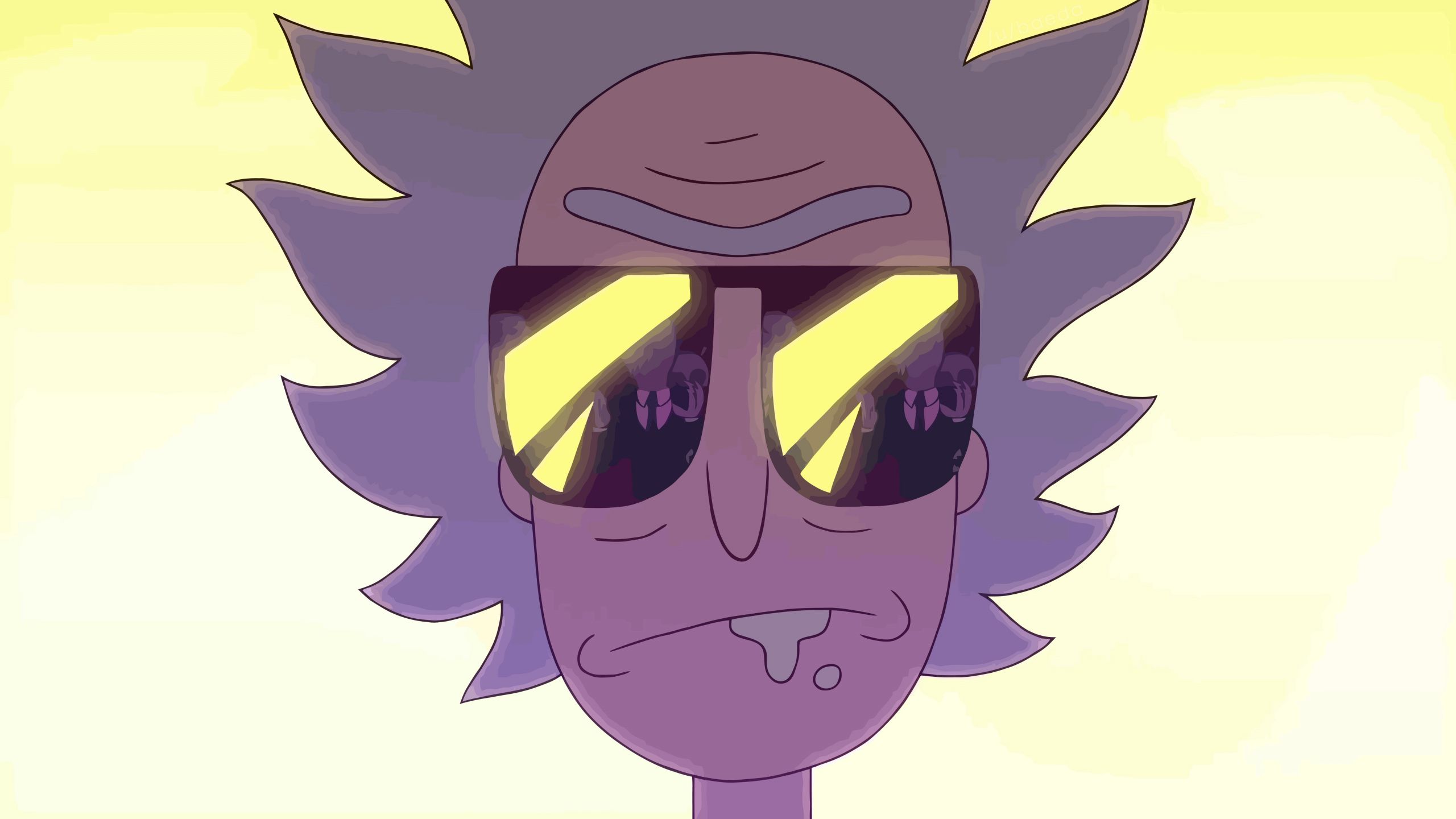 Rick And Morty, Rick Sanchez, Tv Series, Sunglasses, Run