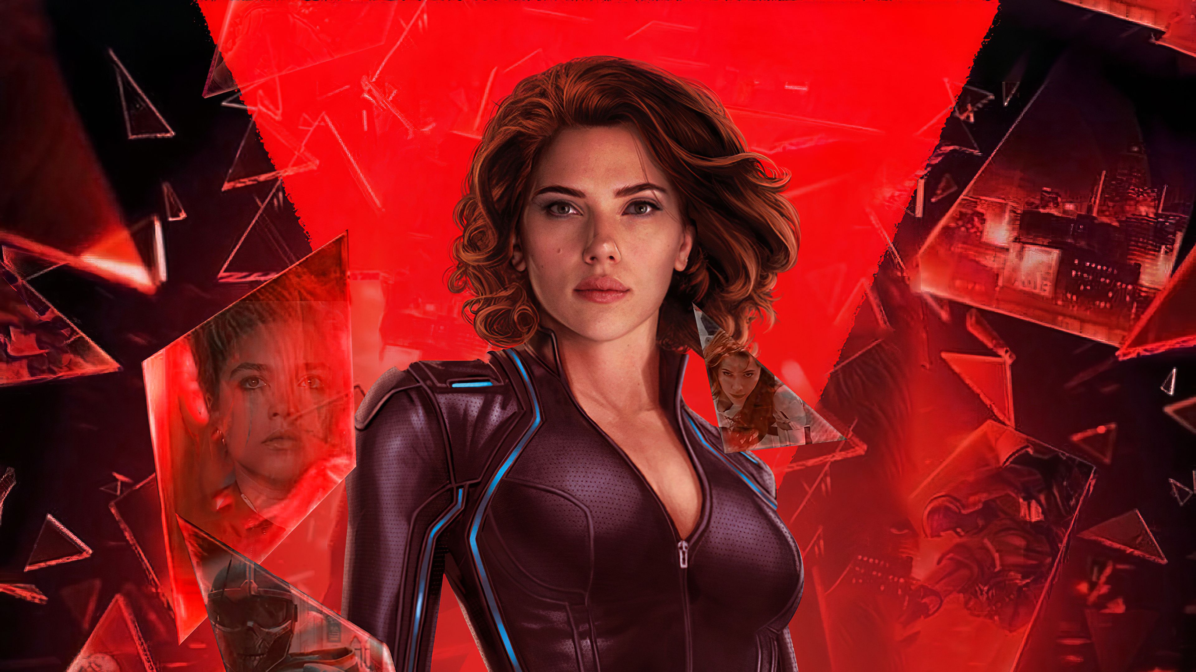 Wallpaper of Black Widow, Marvel, Comics, Scarlett Johansson