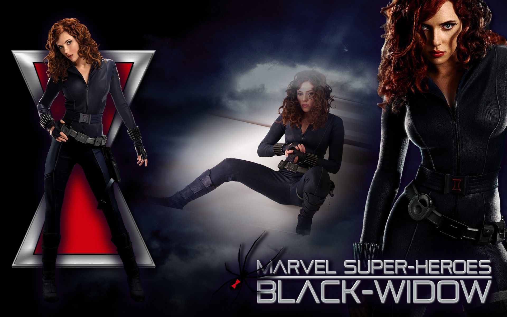 Download 1920x1200 Marvel Super Heroes Black Widow Wallpaper