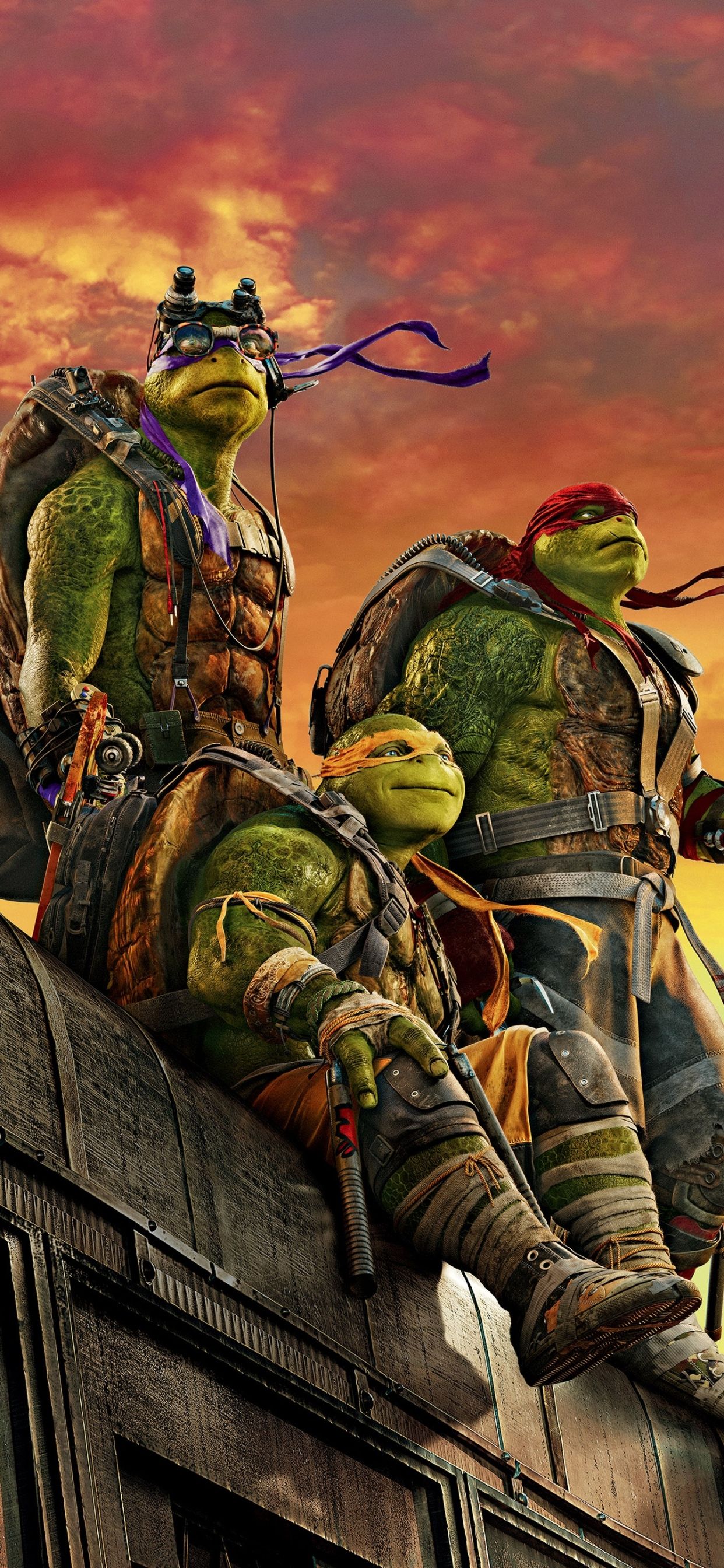 Movie Teenage Mutant Ninja Turtles: Out Of The Shadows (1242x2688) Wallpaper