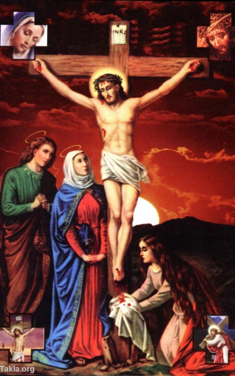 Free download Image The Crucifixion with Saint Mary Magdalene
