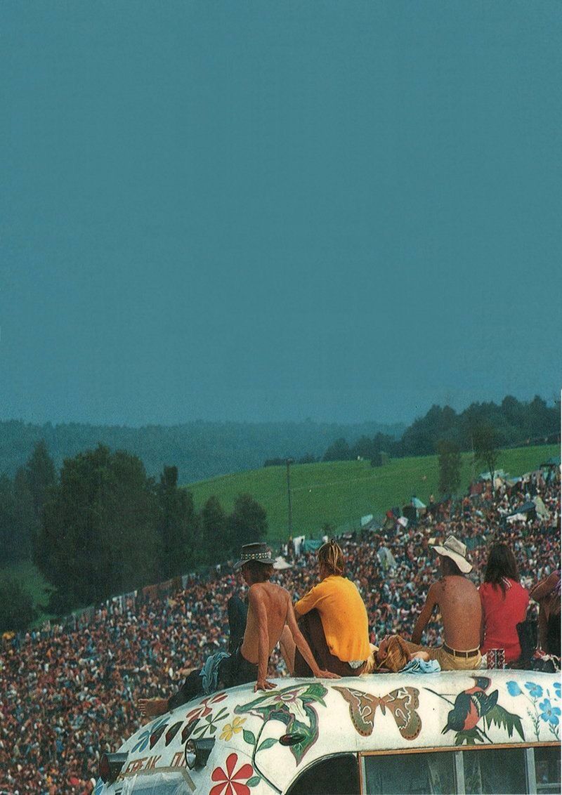 Woodstock 1969. In some ways the end of Pop Mod Era. Things got