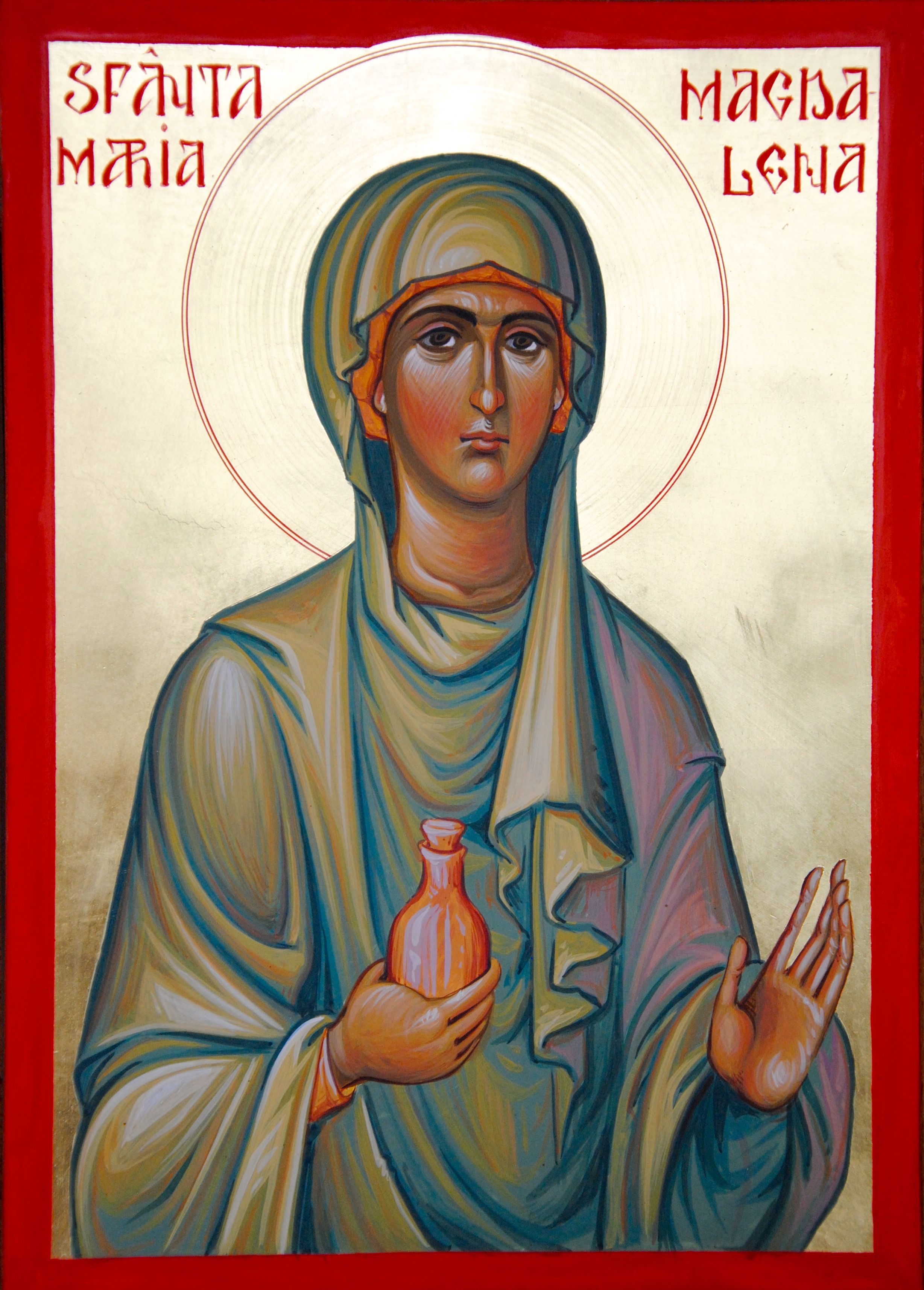 St. Mary Magdalene (July 22) by Costel Nacu. Mary magdalene
